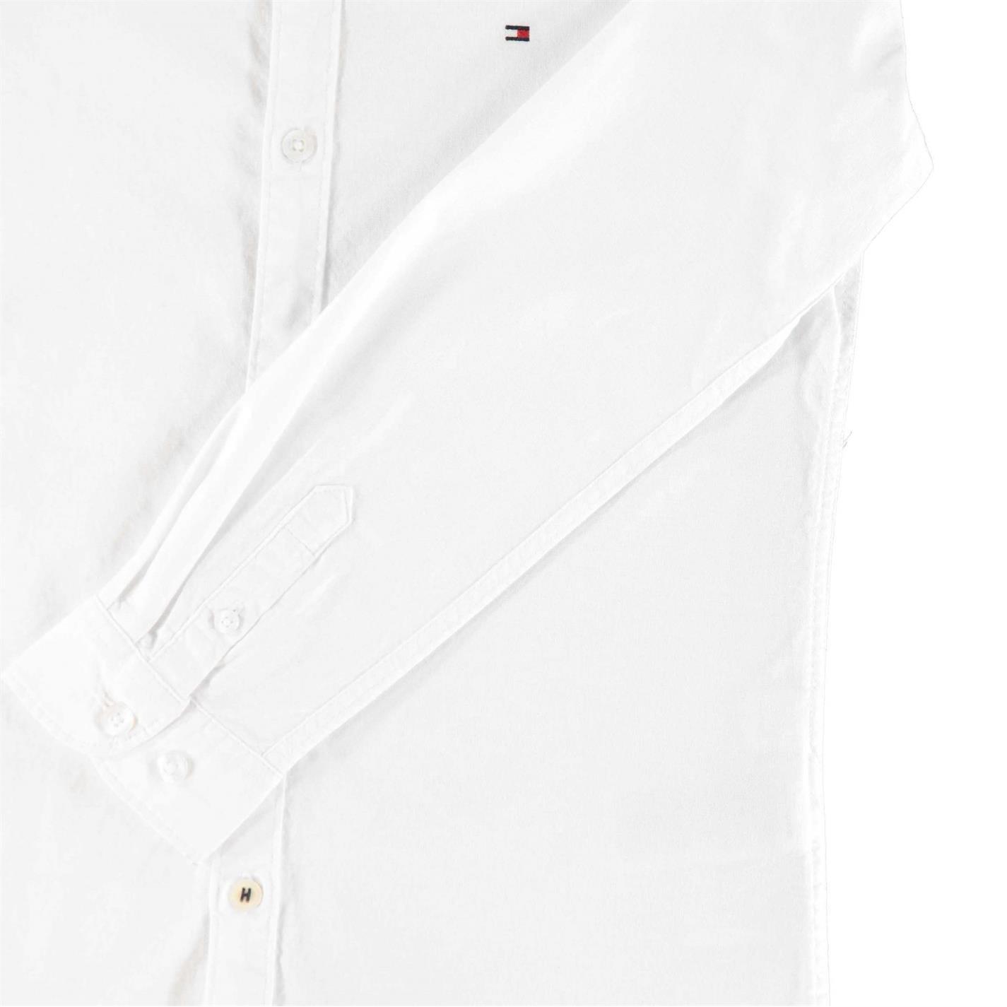 White YBR - Tommy Hilfiger - Boy's Oxford Long Sleeve Shirt - 5