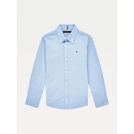 Tommy Hilfiger Boy's Oxford Long Sleeve Shirt
