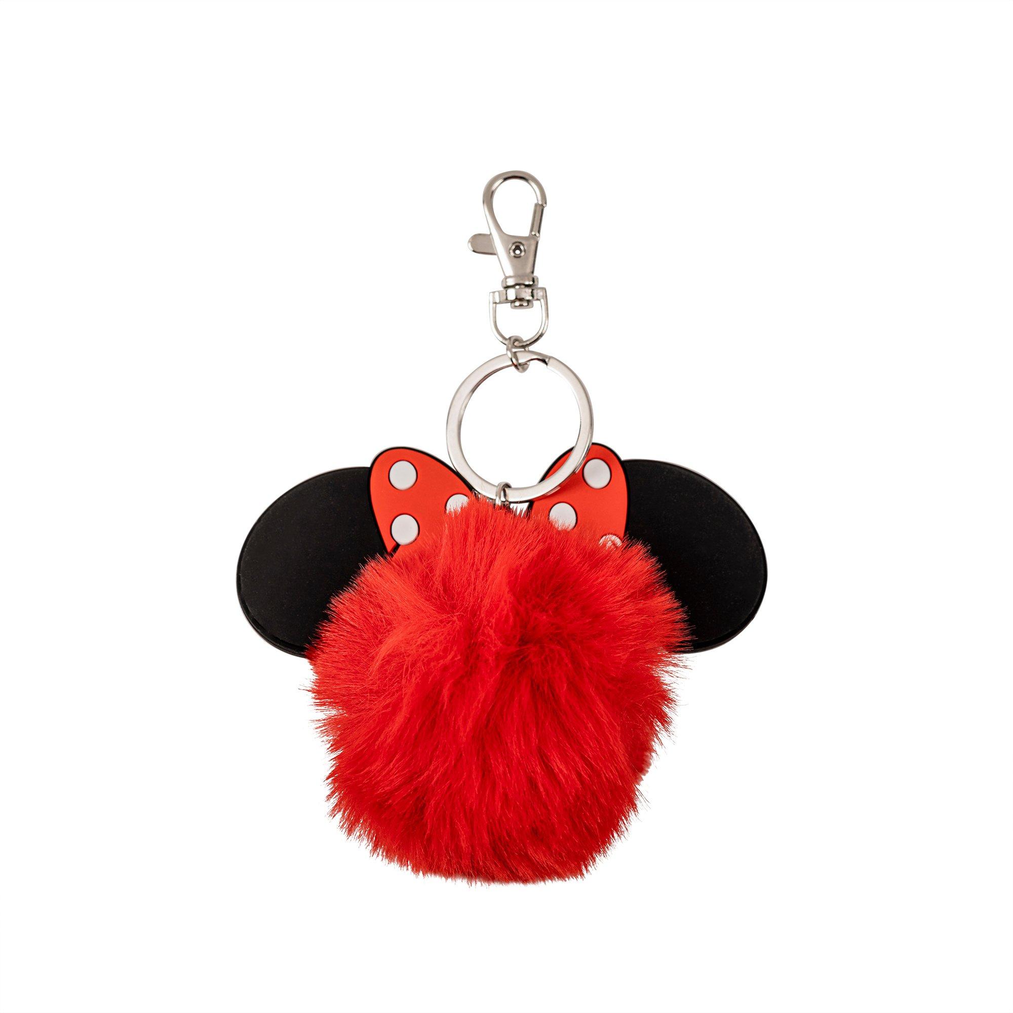 Minnie Mouse Mini Pom Keyring