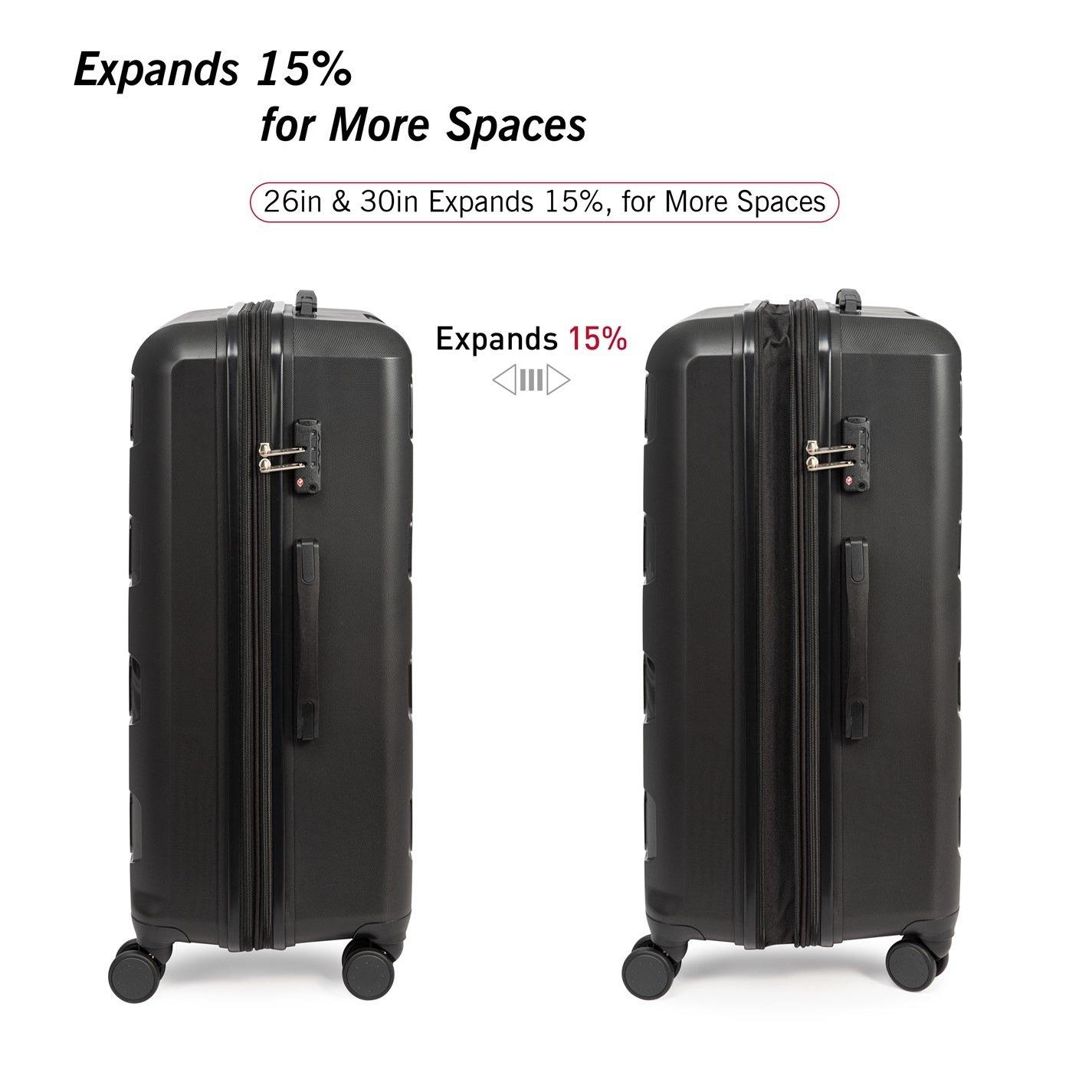 Black - Linea - Turin Hard Suitcase - 7