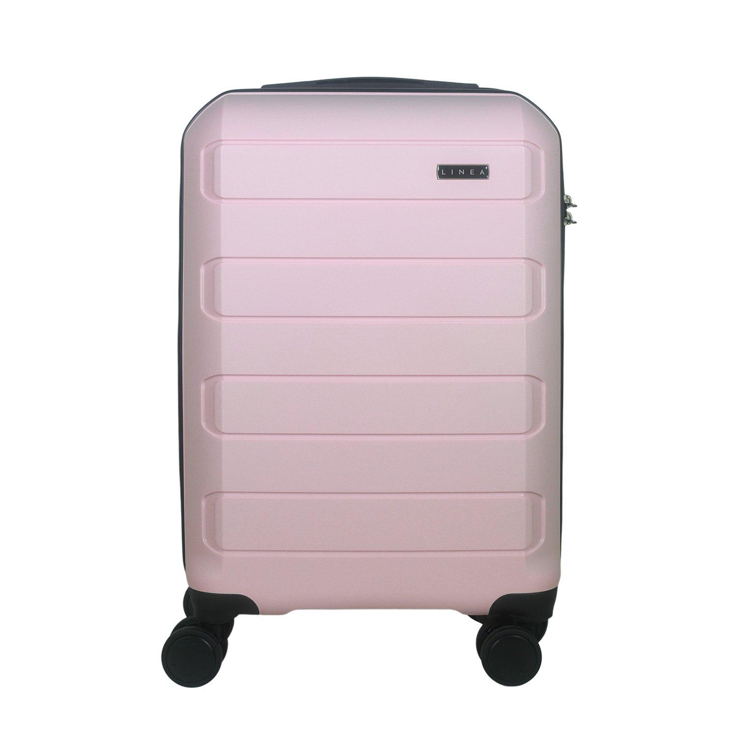 Linea  Turin Hard Suitcase - Pastel Pink - 30in/78cm