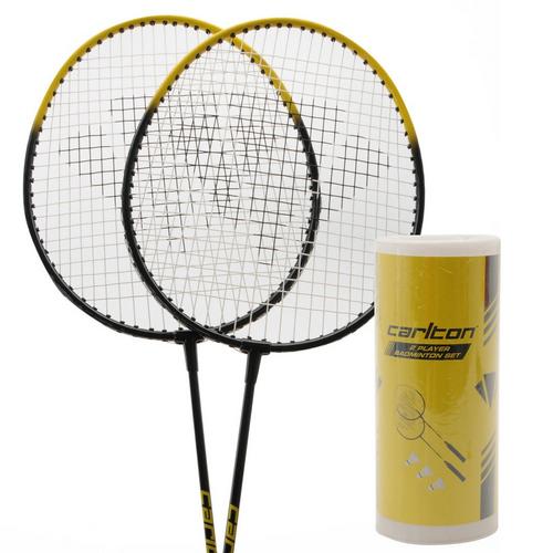 Black/Yellow - Carlton - 2 Player Badminton Set - 1