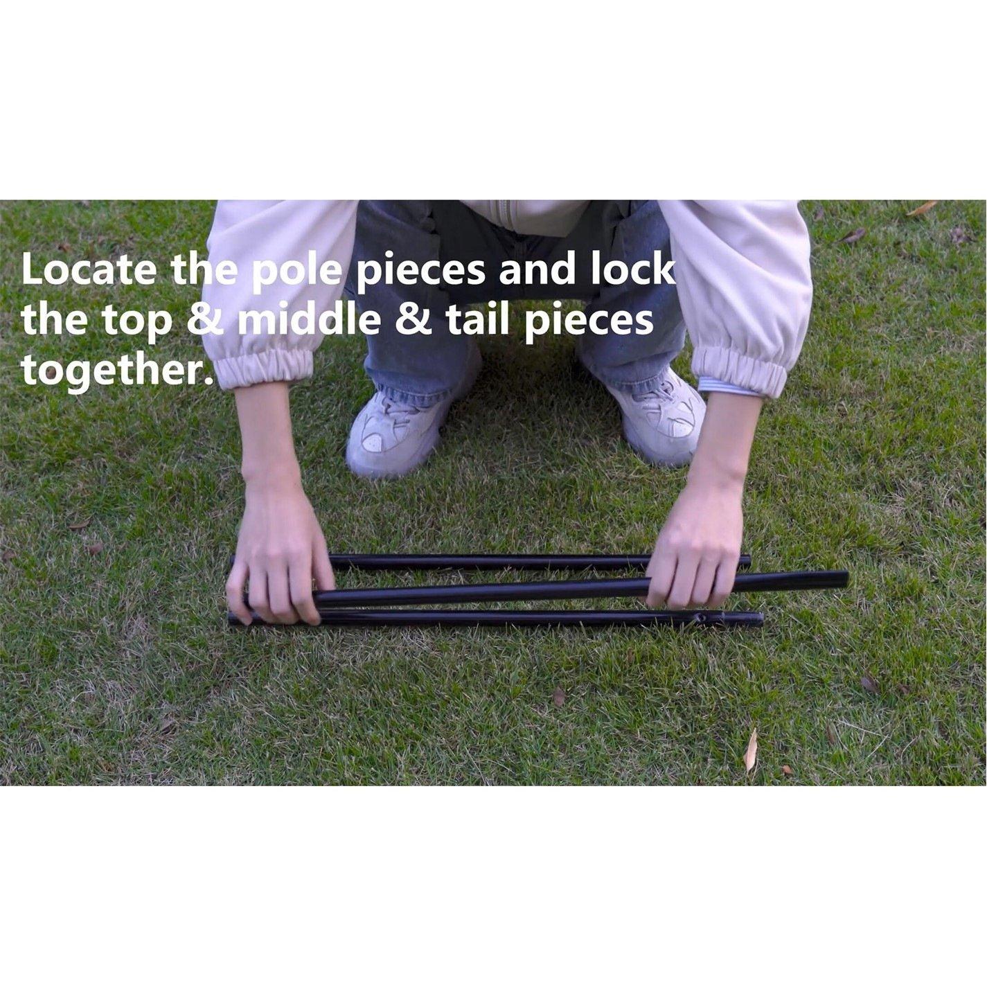 Zwart/Geel - Carlton - 4 Player Badminton Set - 7