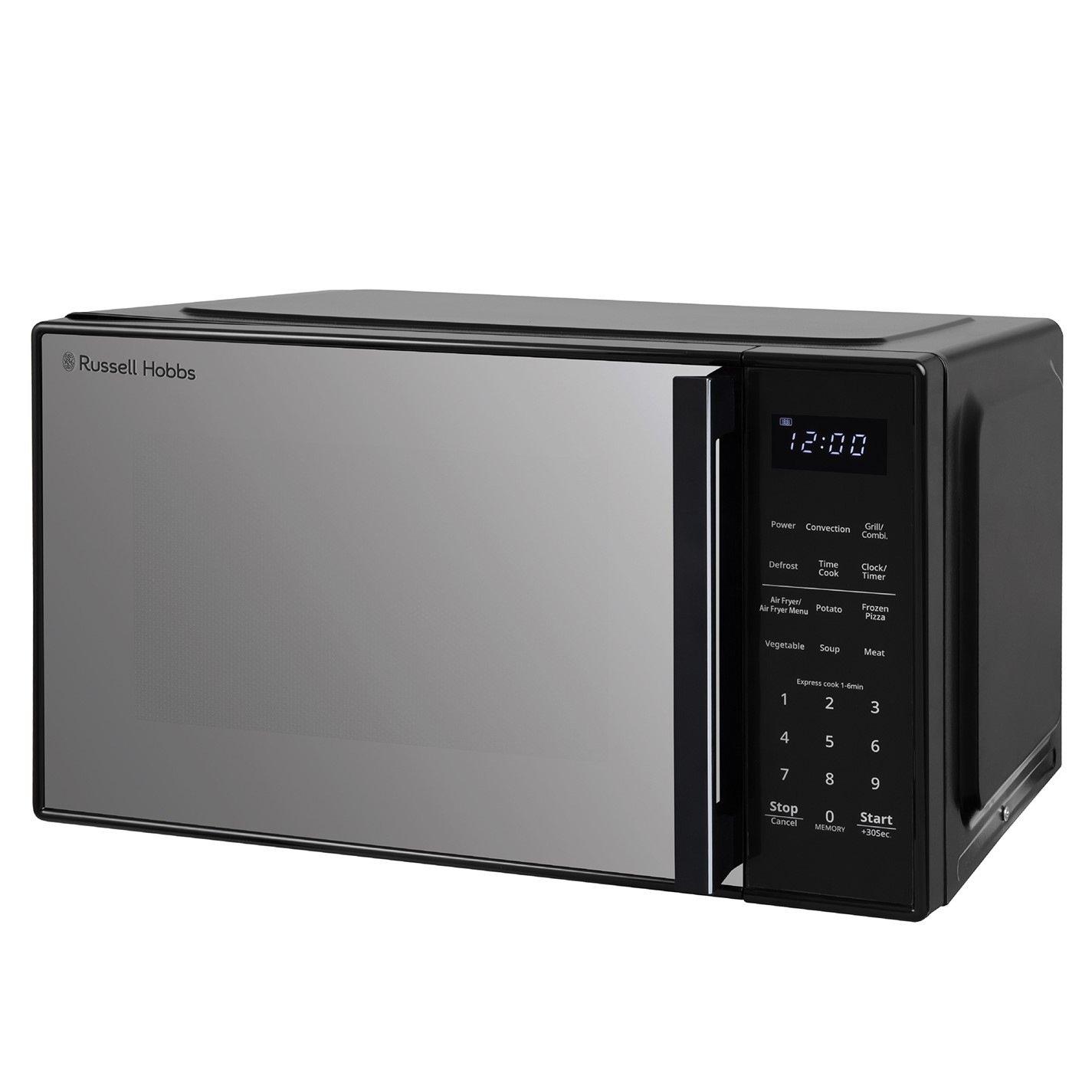 Black - Russell Hobbs - RHMTAF2302B 23L 4-in 1 Digital Microwave - 12