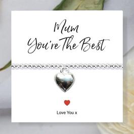Aye Do Mum Ur The Best Beaded Bracelet msg cd 00612-CD-SB