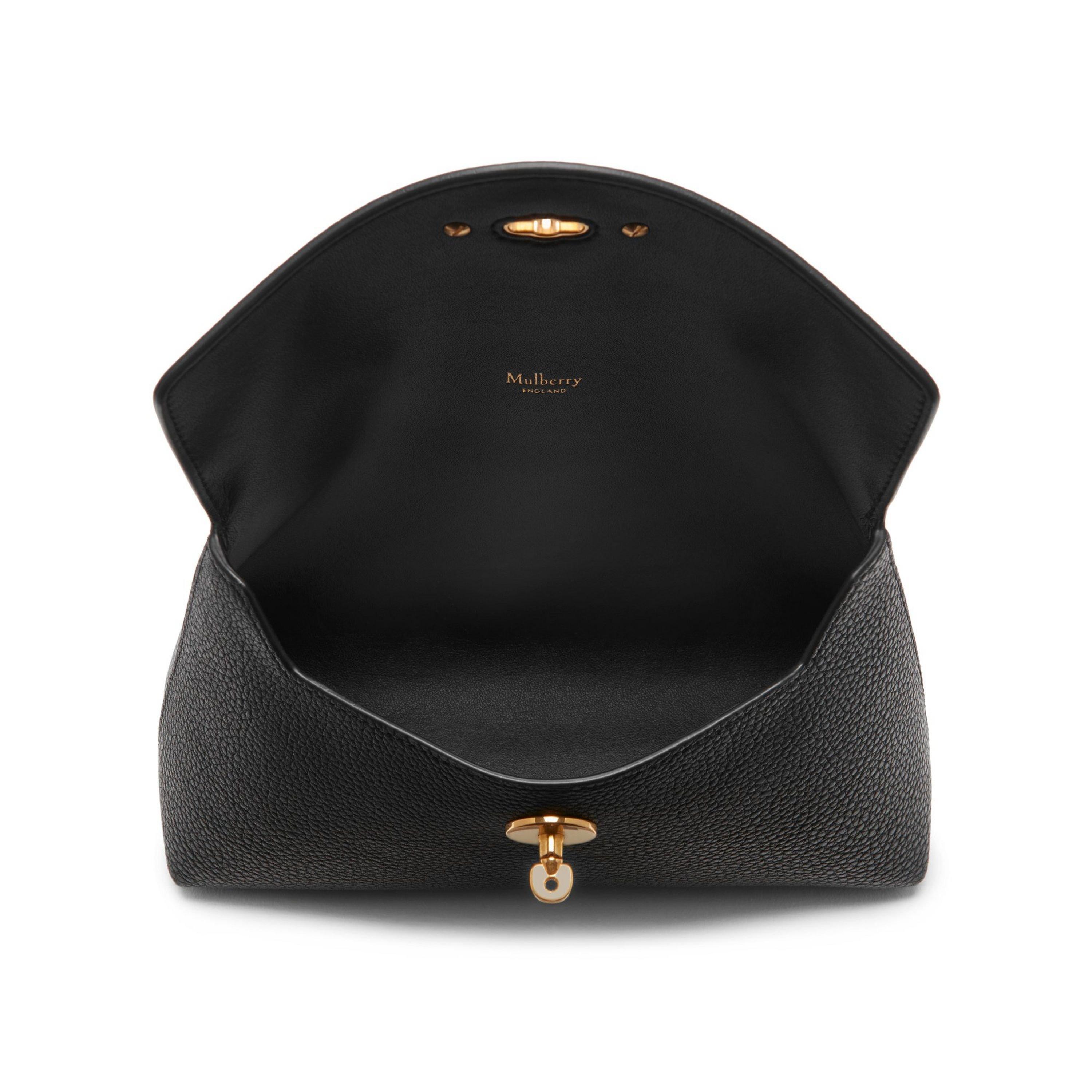 Black* - Mulberry - Women's Darley Leather Cosmetic Pouch - 3