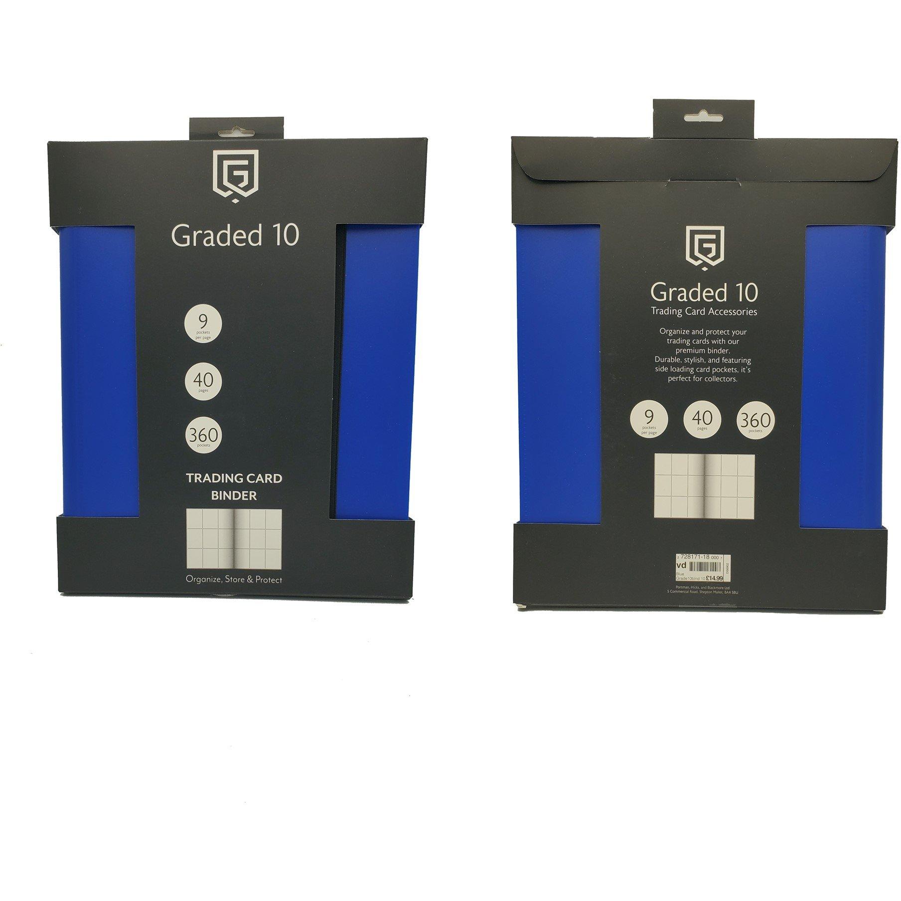 Graded 10 Card Binder ( Blue ) - Graded 10