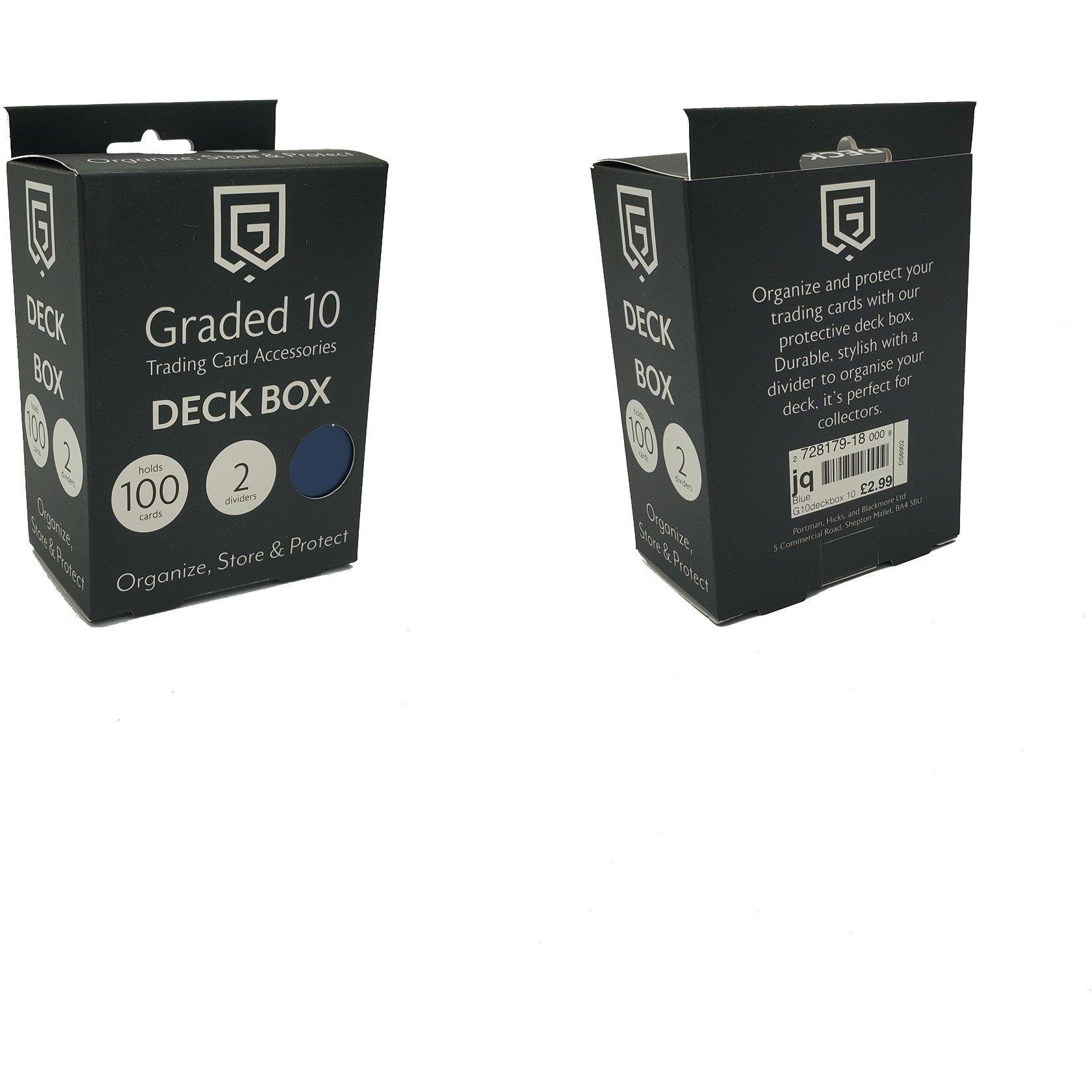 Blue - Graded 10 - Deck Box ( Blue ) - 1
