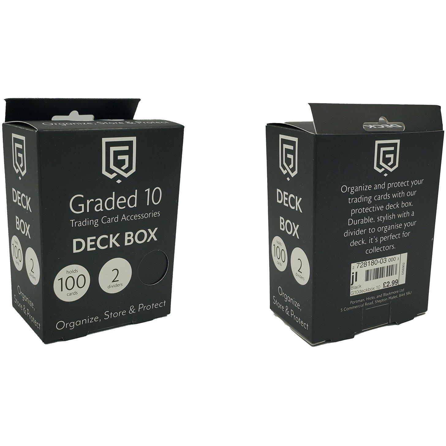 Black - Graded 10 - Deck Box ( Black ) - 1