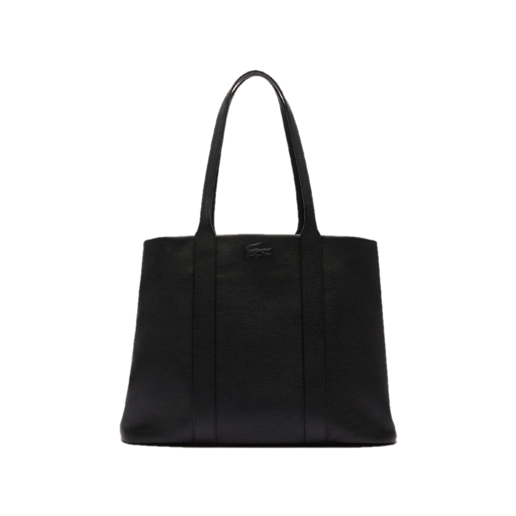 Noir - Lacoste - Women's XL Shopping Top Handle Bag - 2