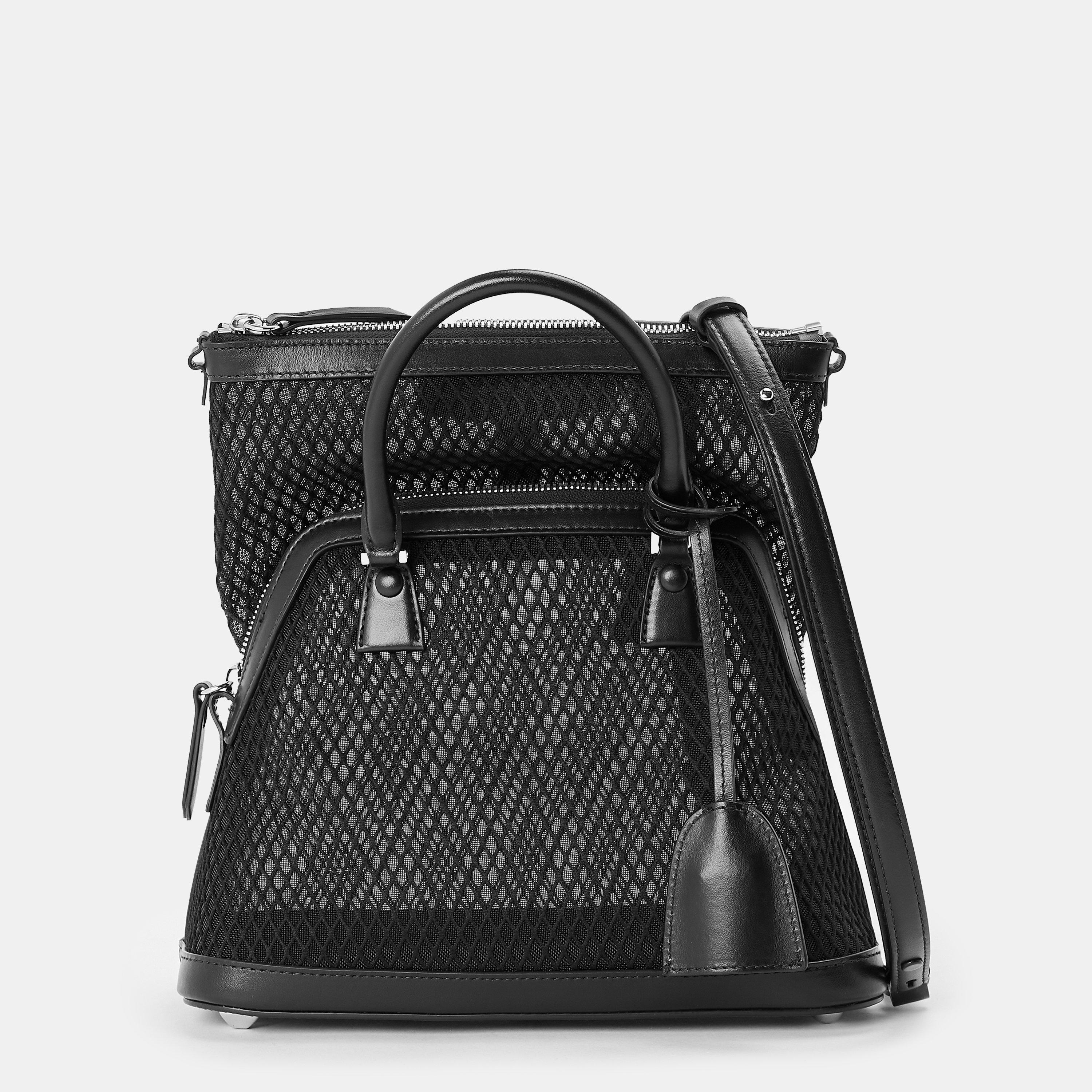 Black/Black - Maison Margiela - Women's Mini Top Handle Bag - 1