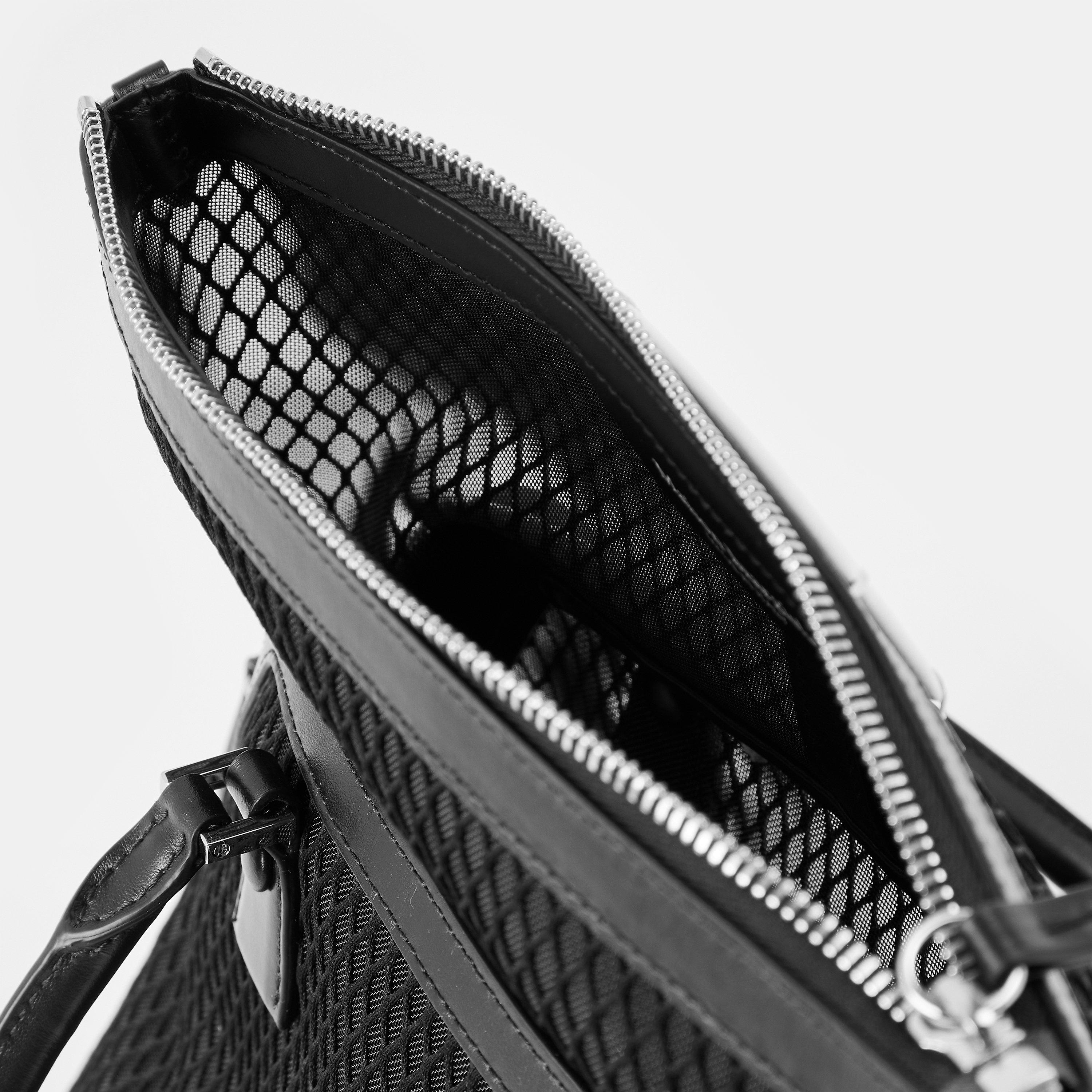 Black/Black - Maison Margiela - Women's Mini Top Handle Bag - 5