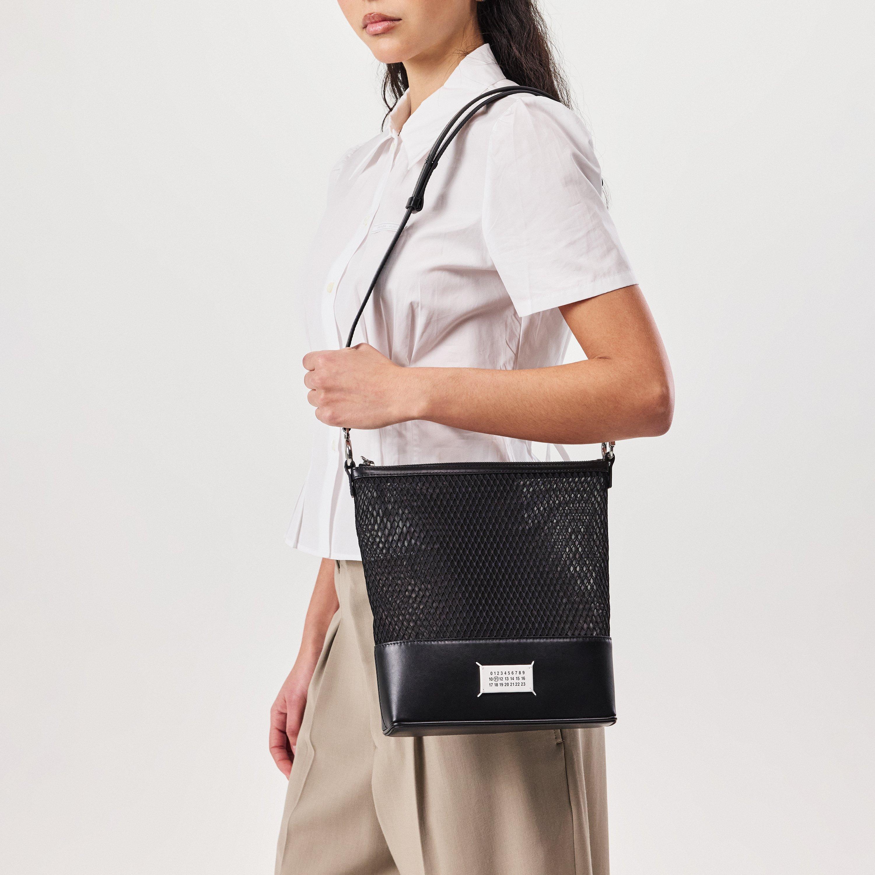 Black/Black - Maison Margiela - Women's Small Top Handle Bag - 2