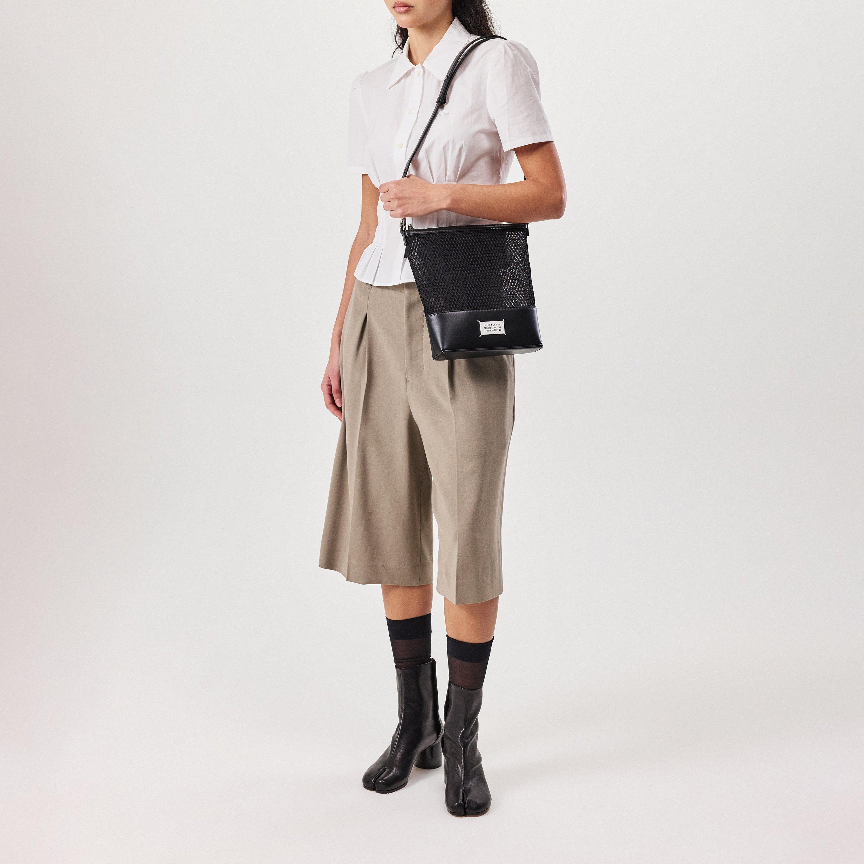 Black/Black - Maison Margiela - Women's Small Top Handle Bag - 5