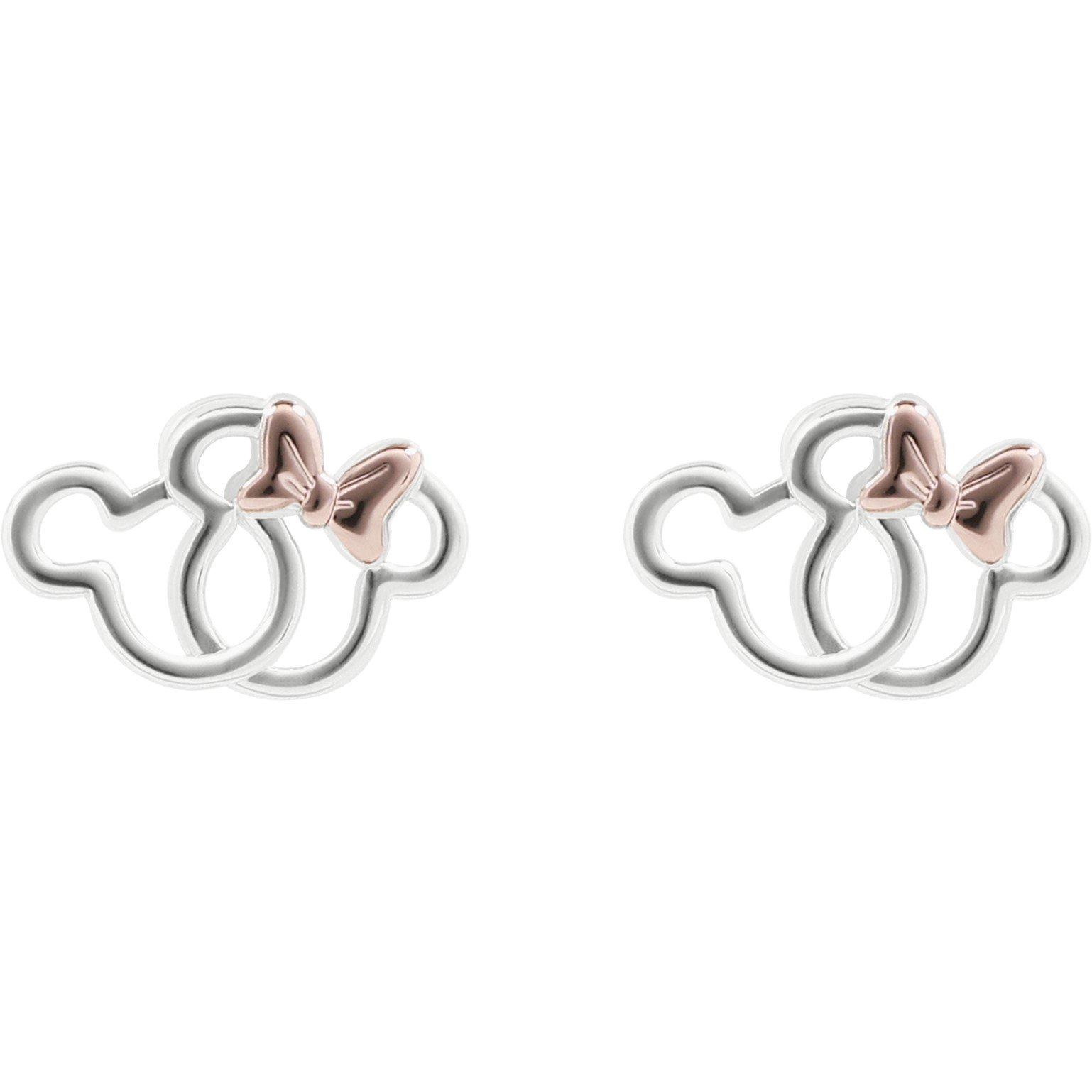 Silber - Minnie Mouse - Kids' Mini Hoop Earrings - 1
