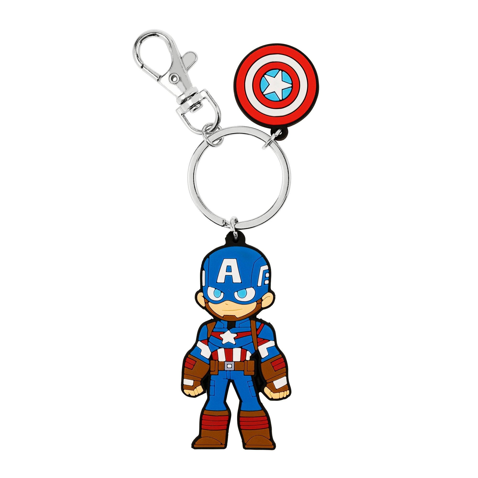 Marvel Boys Kids' Captain America Keyring - coloured
