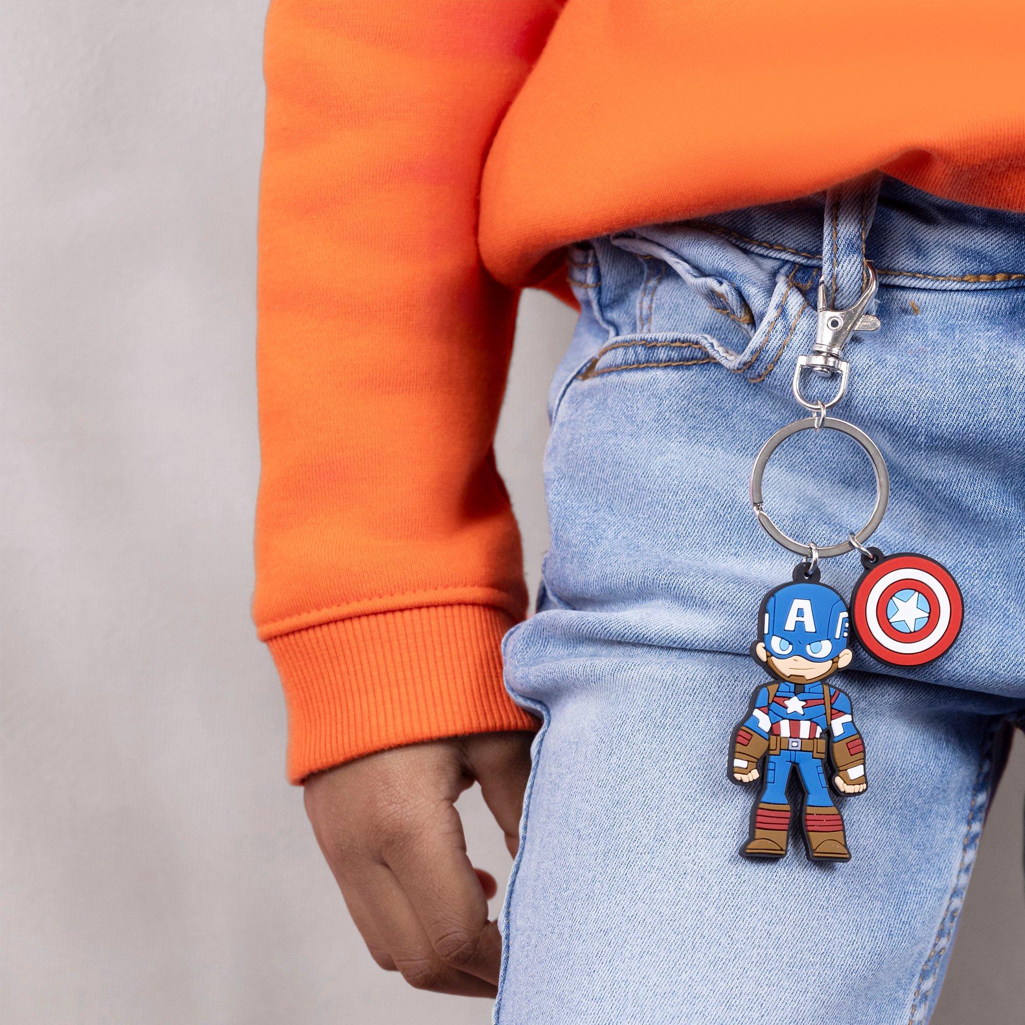Multicoloured - Marvel - Captain America Keyring - 3