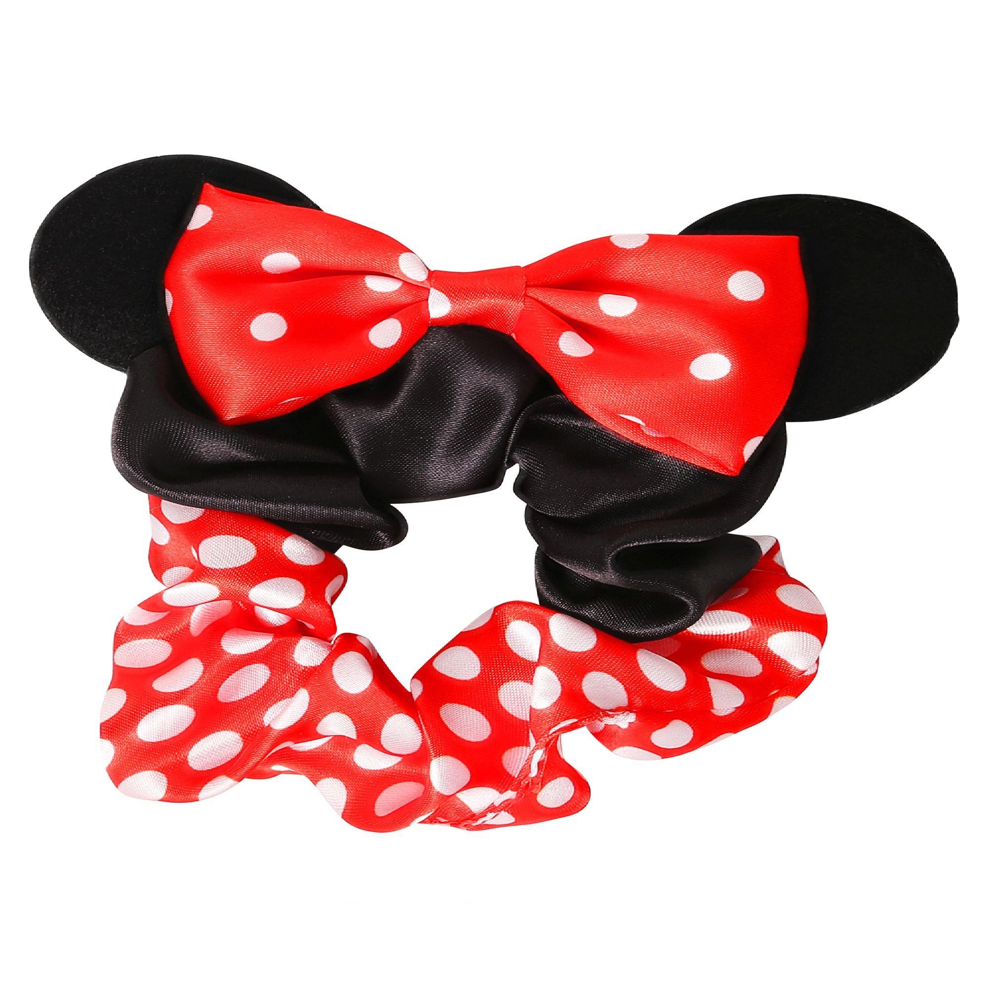 Red - Minnie Mouse - Scrunchies - 4