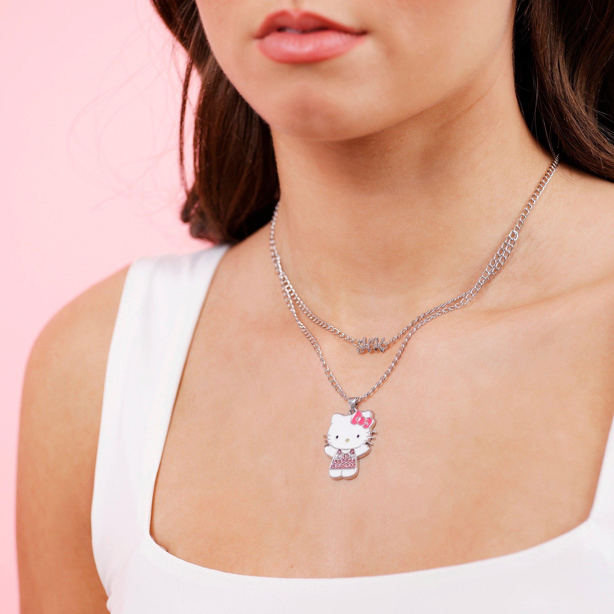 Silver - Hello Kitty - Pendant Necklace - 3