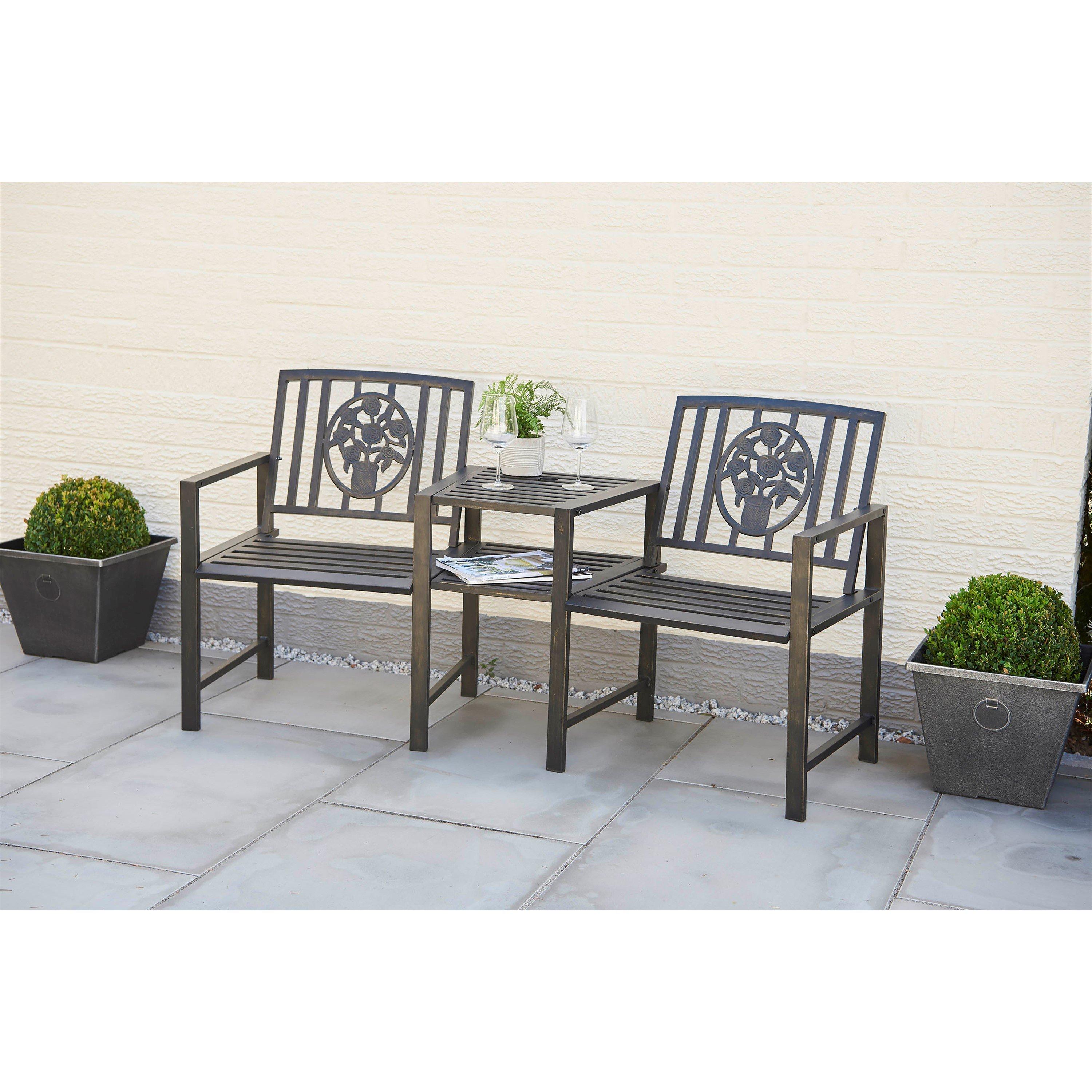 Bronze - Greenhurst - Greenhurst Coalbrookdale Duo Bench - 2