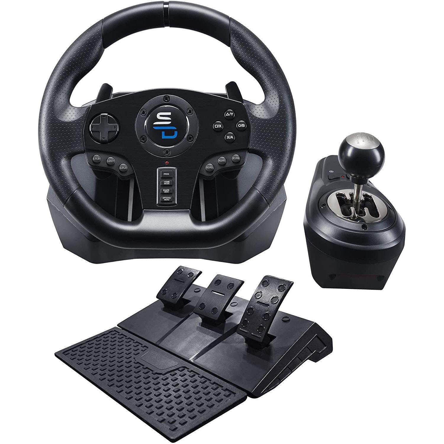 Black - Subsonic - Subsonic GS 850X Universal Gaming Steering Wheel - 1