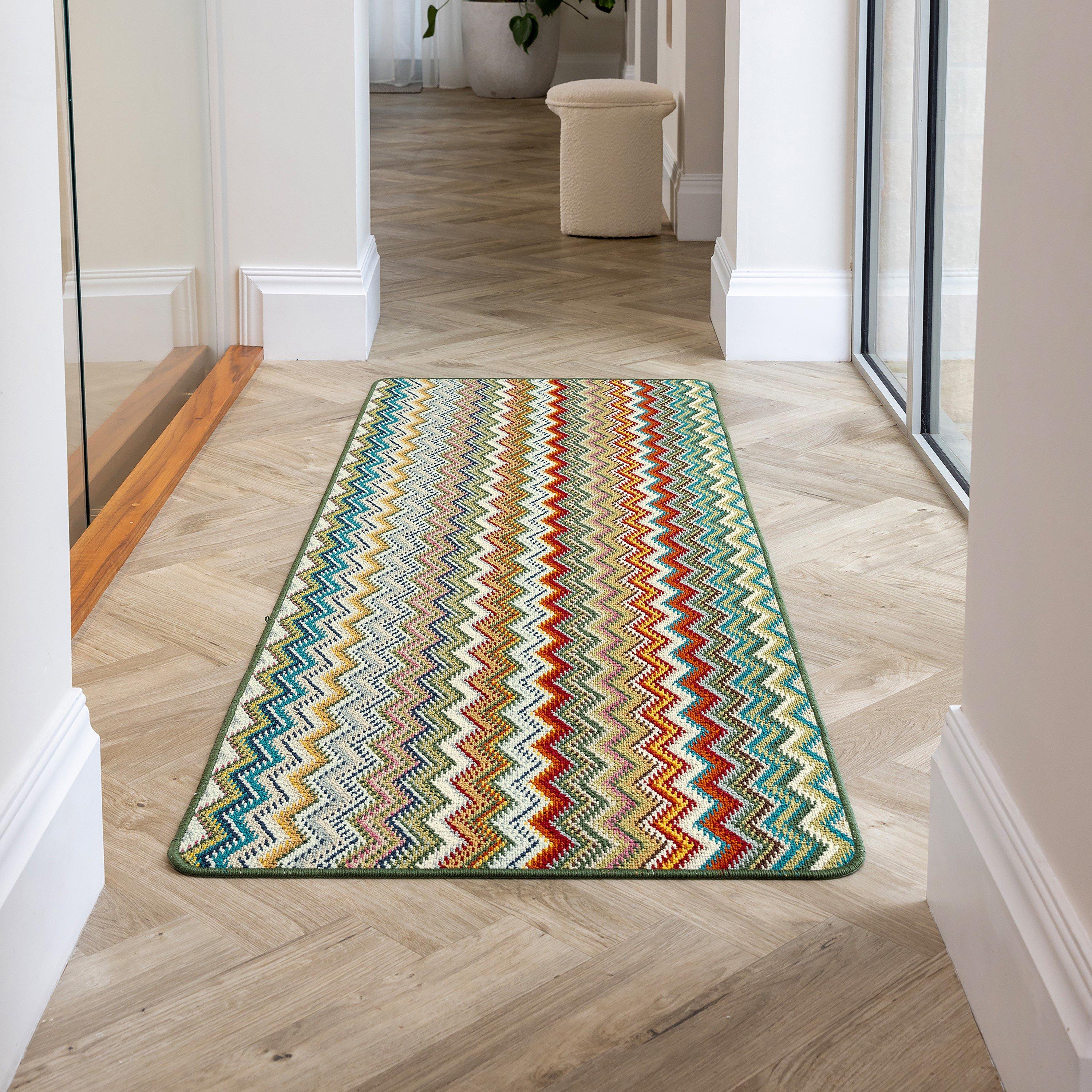 My Mat Candy Multi Green Zag