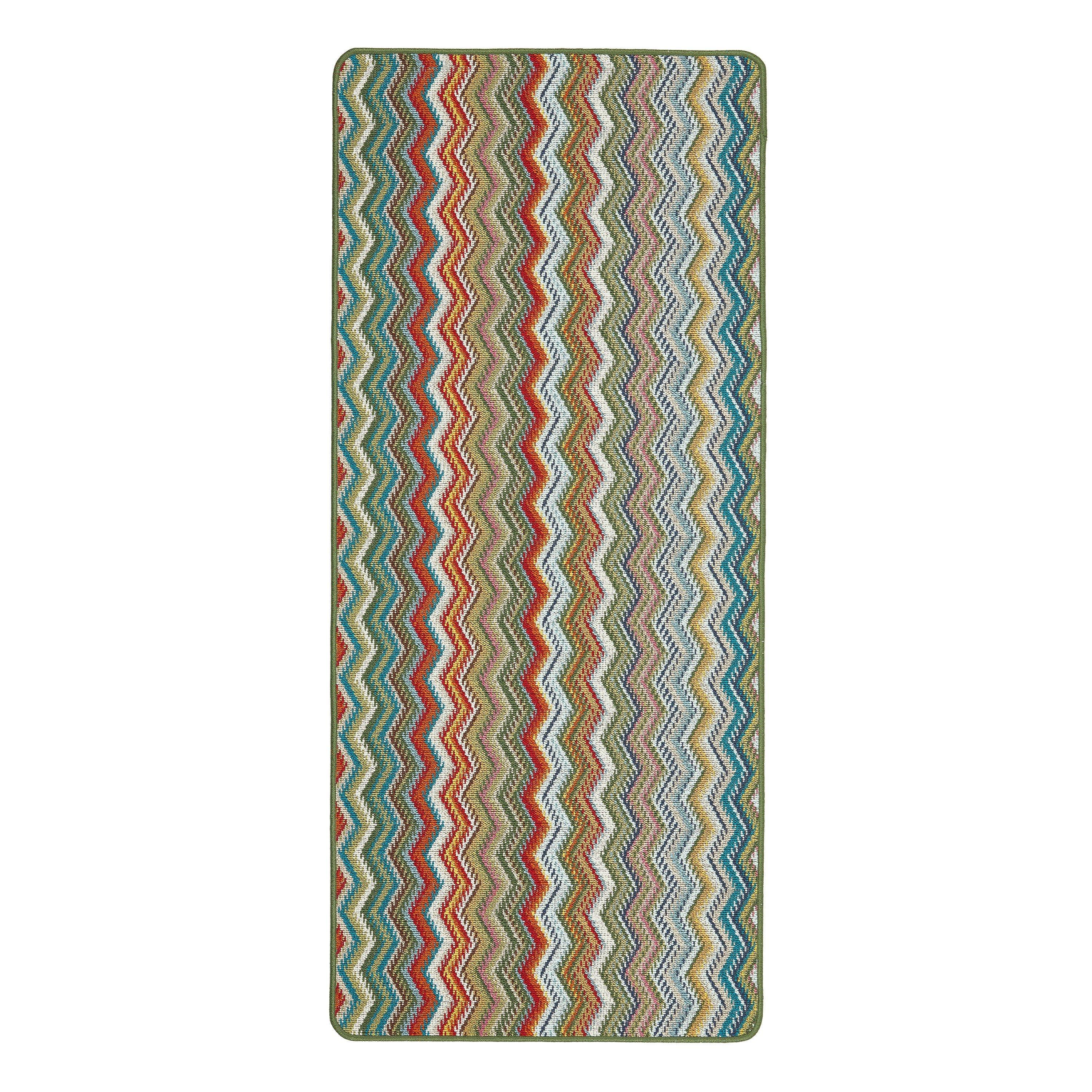 Multi - My Mat - Candy Multi Green Zag - 2