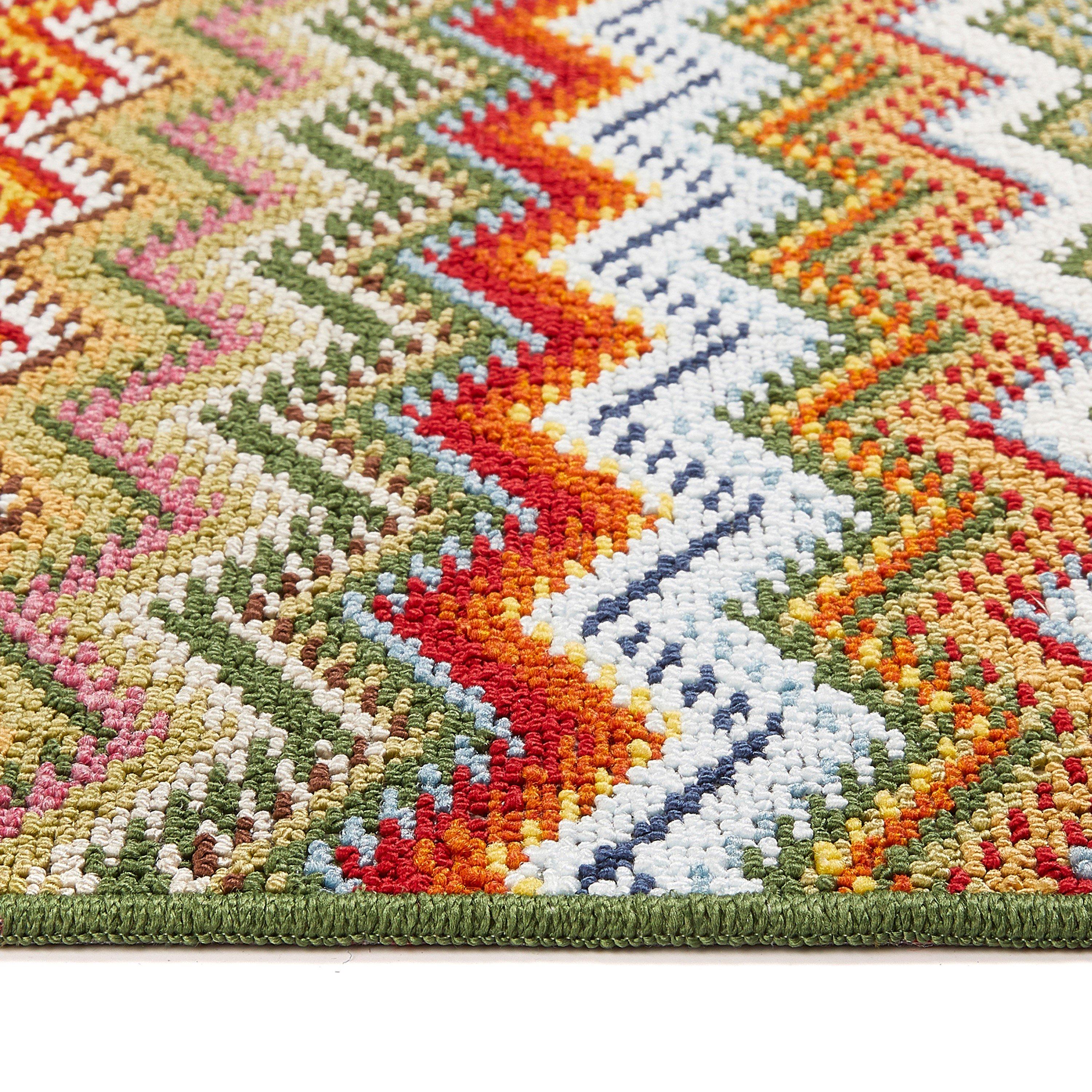 Multi - My Mat - Candy Multi Green Zag - 3