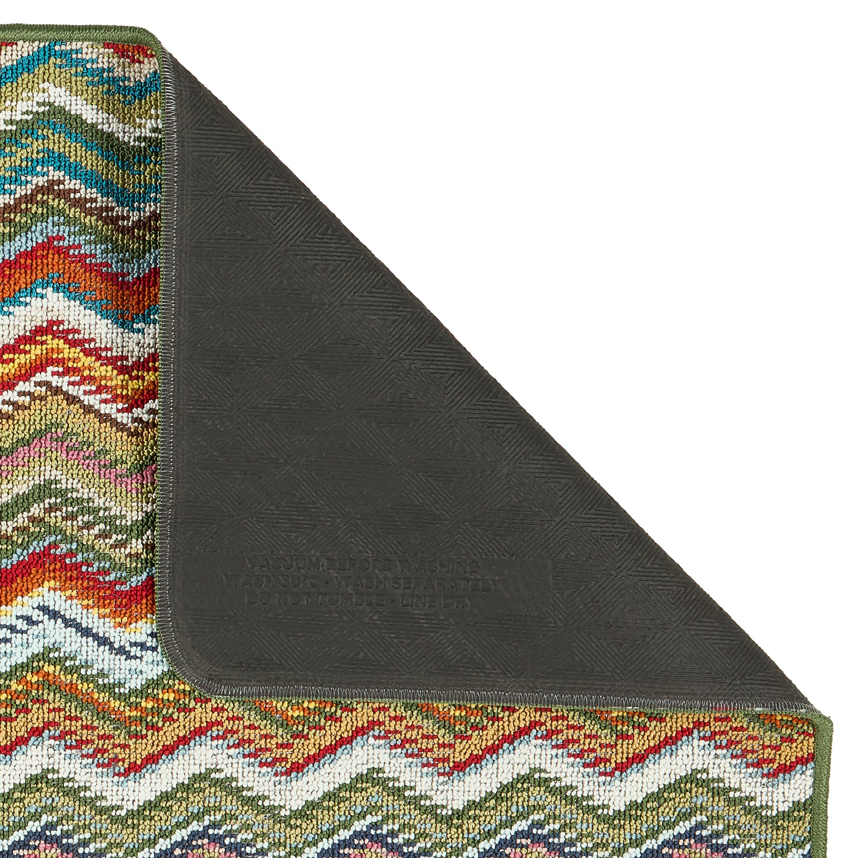 Multi - My Mat - Candy Multi Green Zag - 4