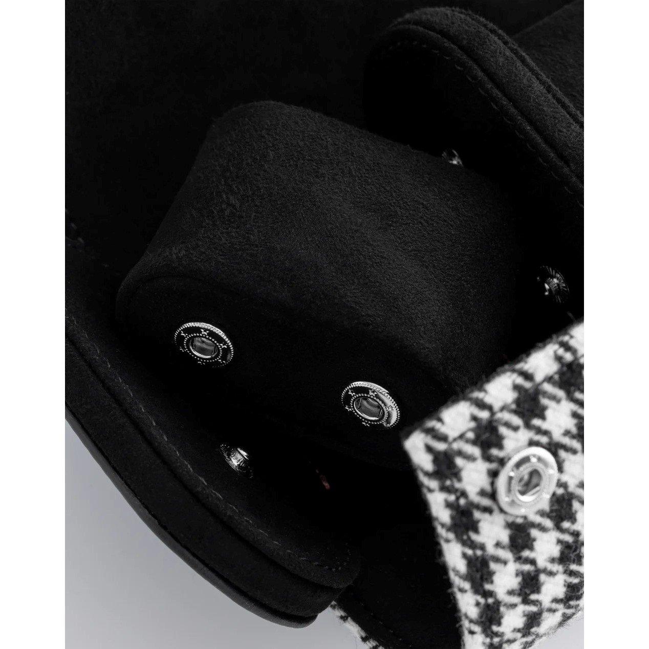 Black/White - Kruk Designs - Men's Watch Travel Jewellery Box - 4