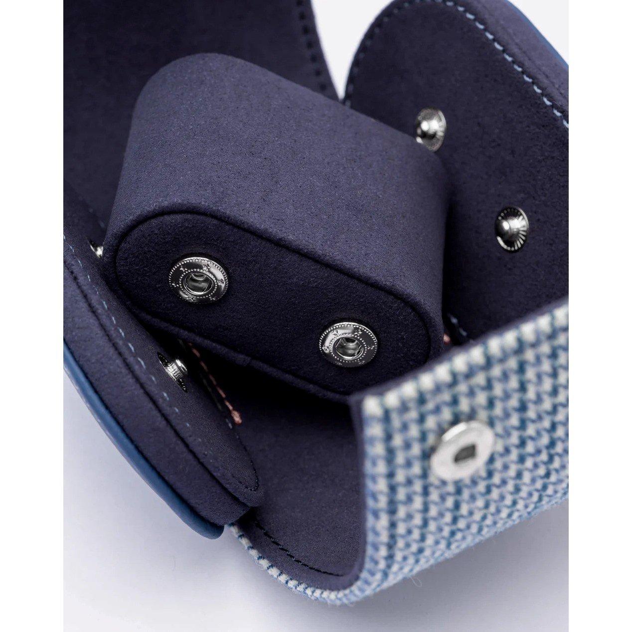 Grey/Blue - Kruk Designs - Watch Travel Case - 4