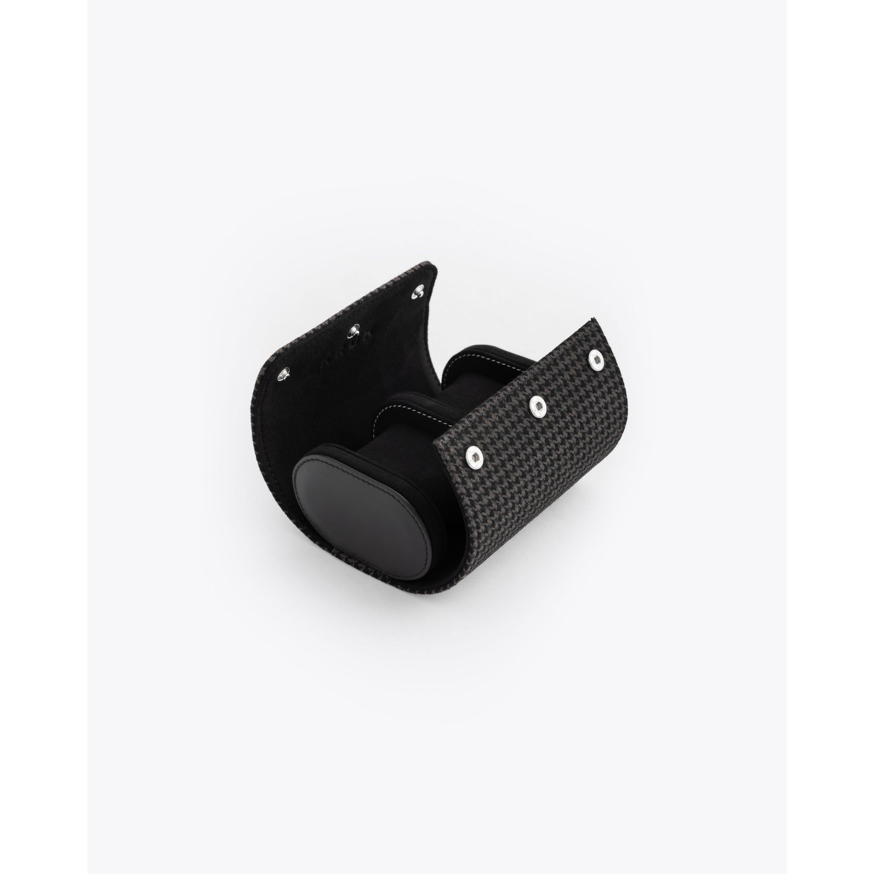 Jet Black - Kruk Designs - Men's Watch Travel Jewellery Box - 2