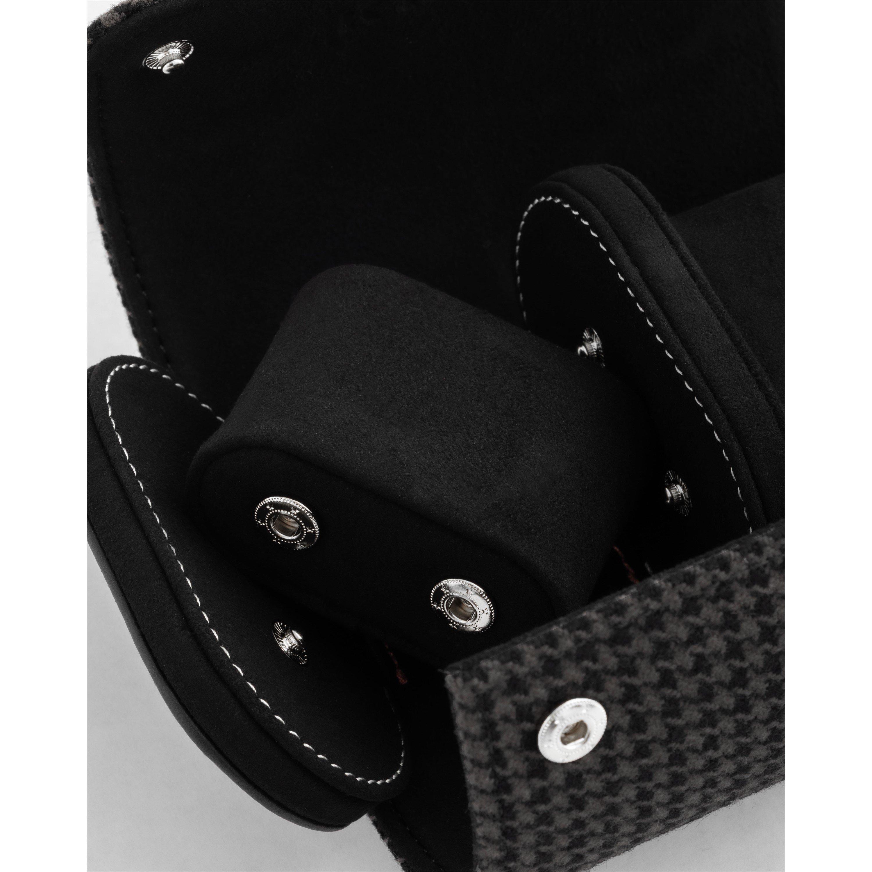 Jet Black - Kruk Designs - Men's Watch Travel Jewellery Box - 3