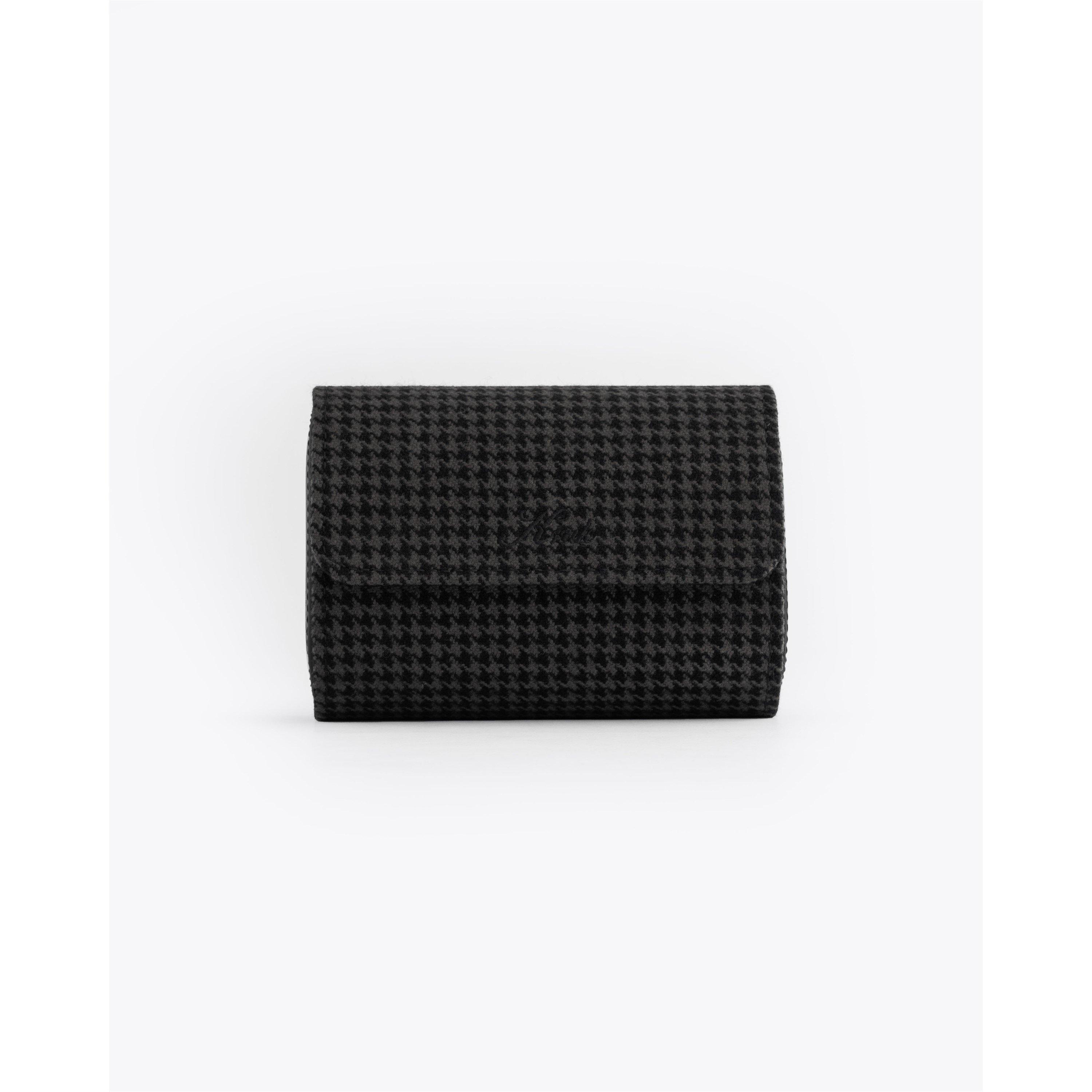 Jet Black - Kruk Designs - Men's Watch Travel Jewellery Box - 4