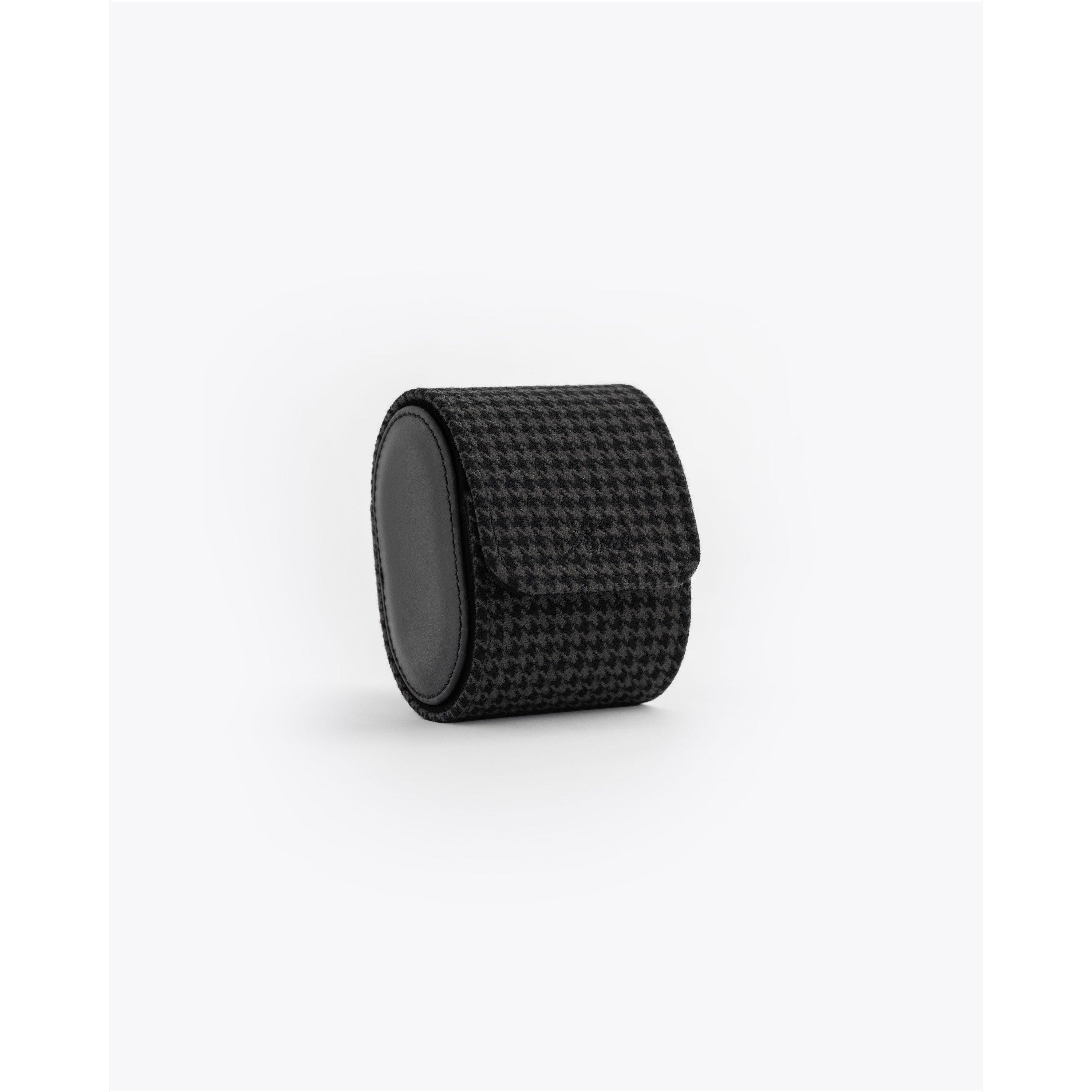 Jet Black - Kruk Designs - Men's Watch Travel Jewellery Box - 1