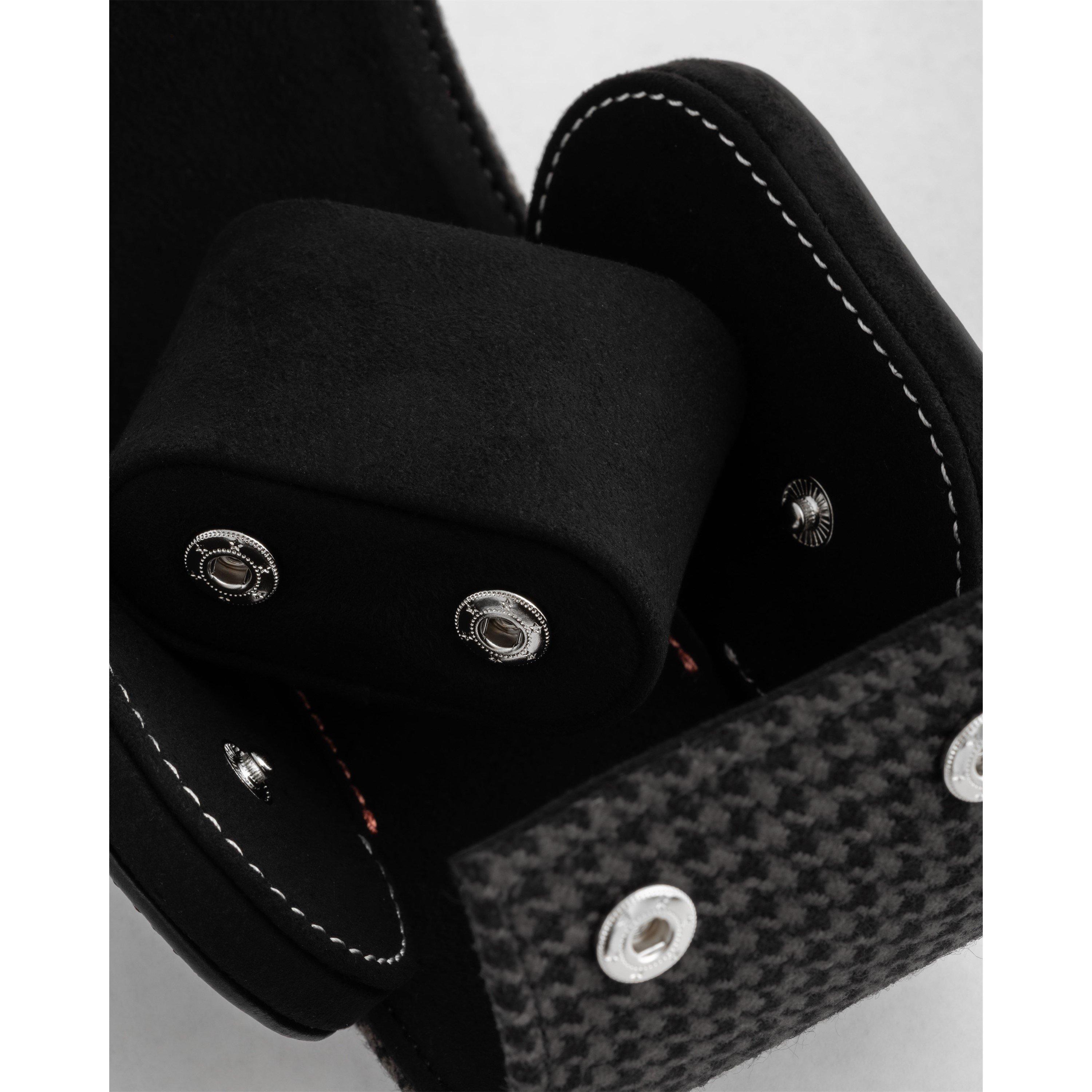 Jet Black - Kruk Designs - Watch Travel Case - 3