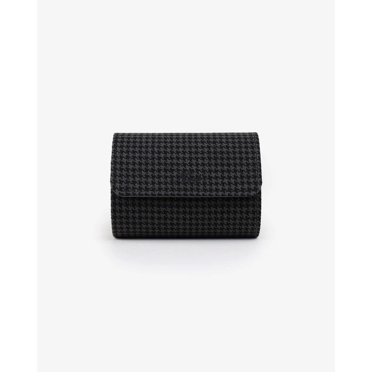 Jet Black/Grey - Kruk Designs - Men's Watch Travel Case - 2