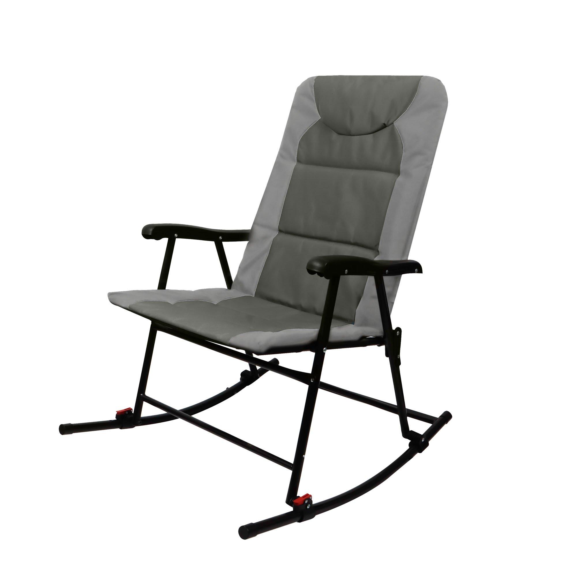 Grey - Streetwize - Foldable Rocking Chair - 3