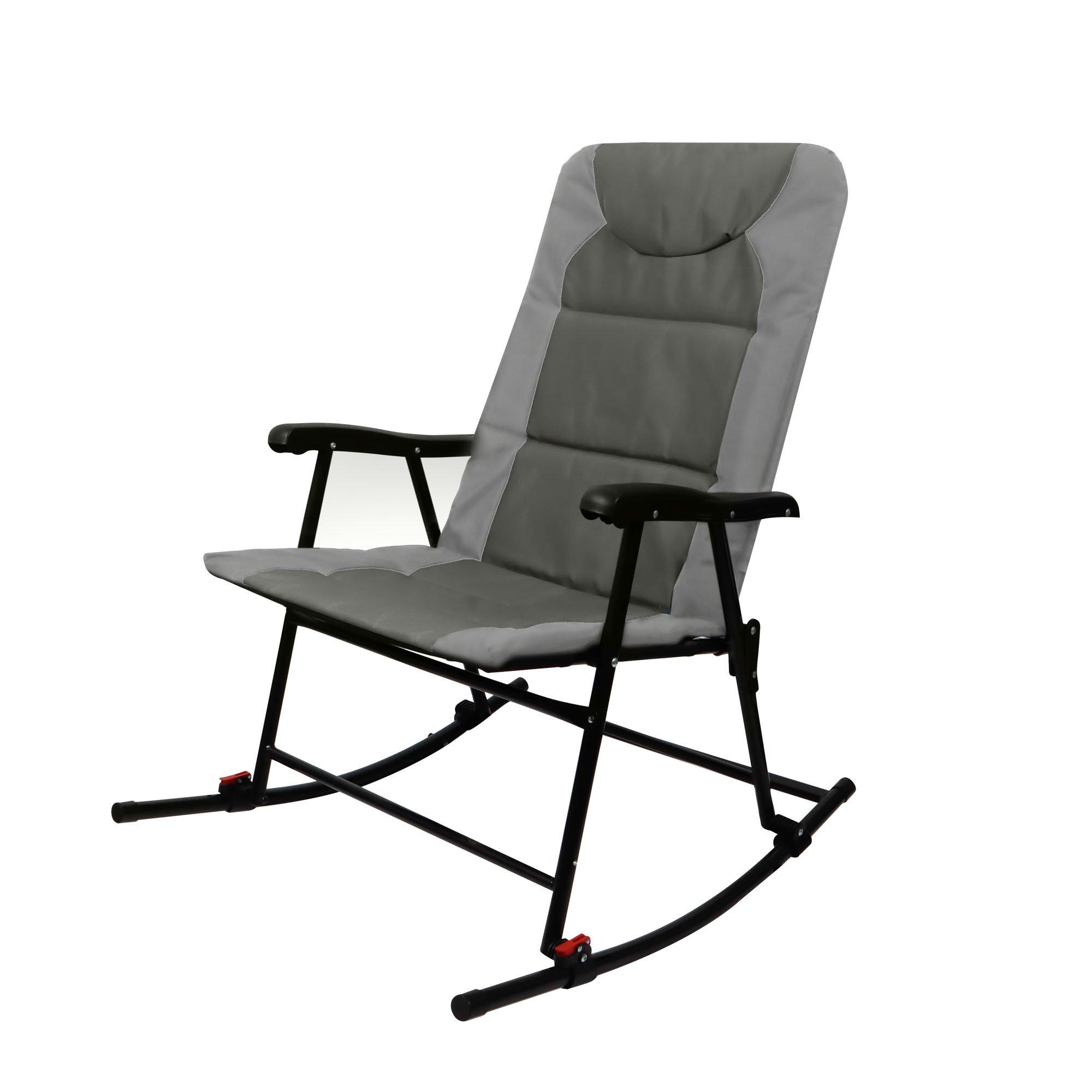 Grey - Streetwize - Foldable Rocking Chair - 4