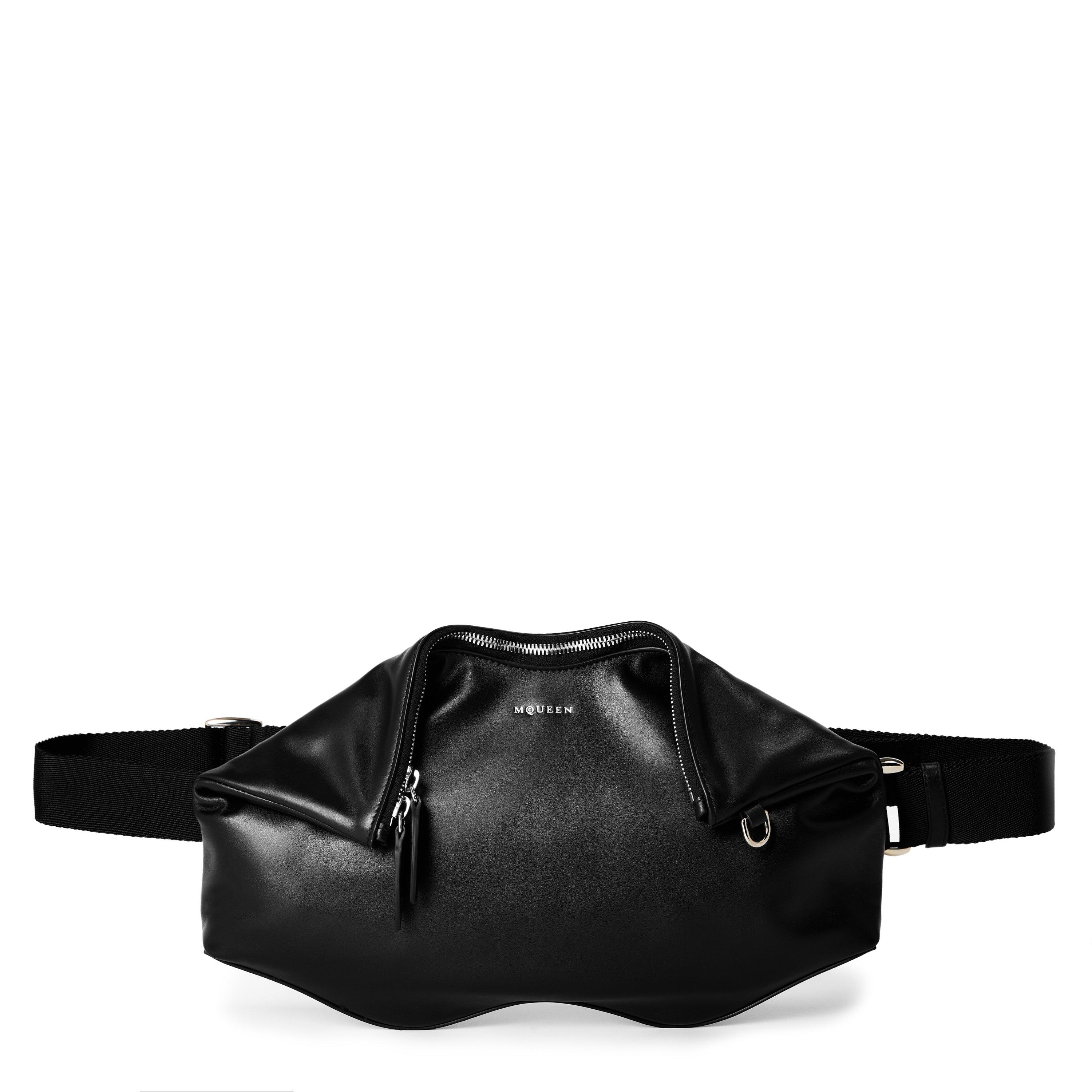 Alexander McQueen Men's Alex Manta Messenger Bag - Black/Silver