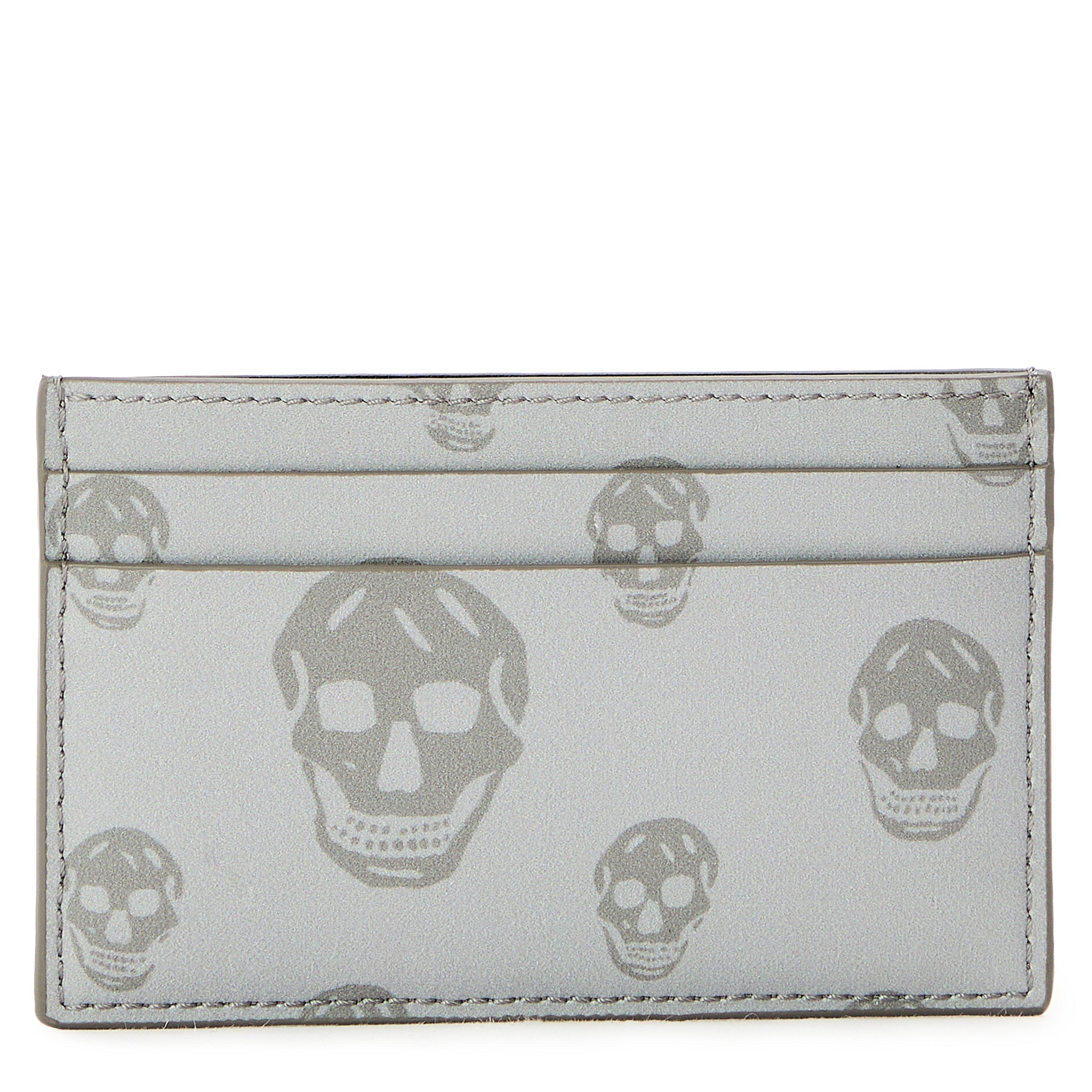 Grey/Dk Grey - Alexander McQueen - Alex Skull Card Wllt Sn61 - 2