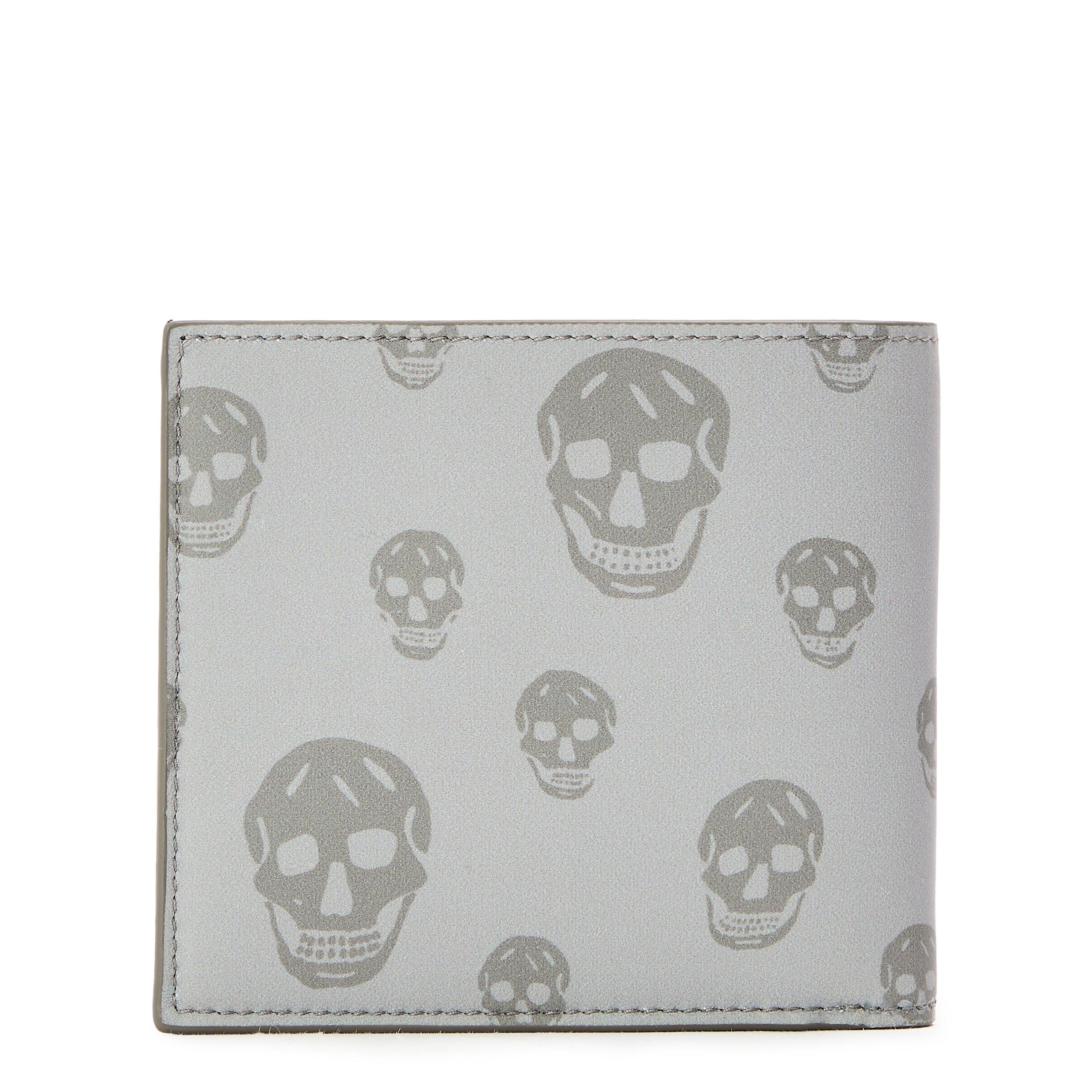 Grey/Dk Grey - Alexander McQueen - Alex Skull BiFold Sn61 - 2