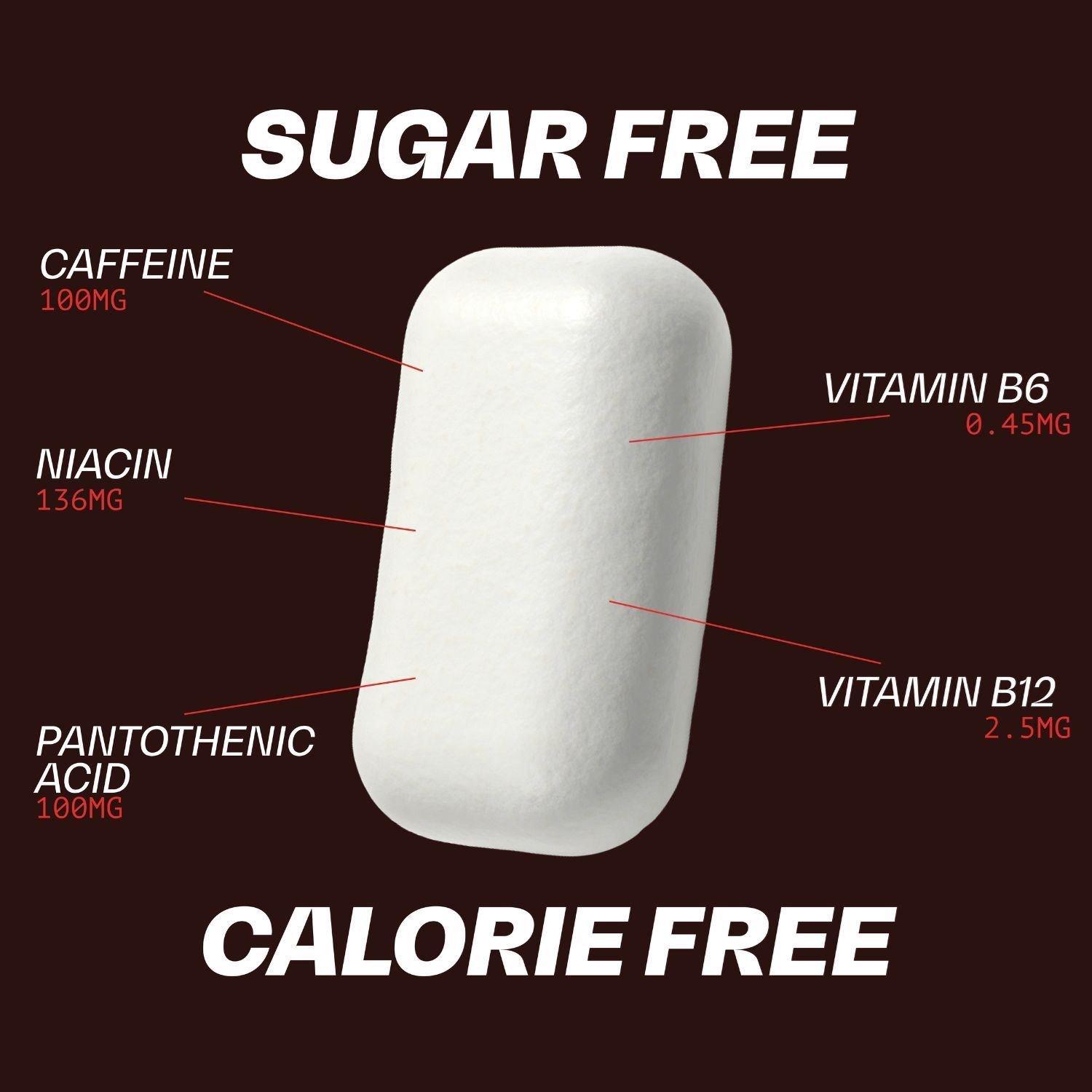 Neutral - Blockhead - Caffeine Gum Extra Strength (12 Packs) - 3