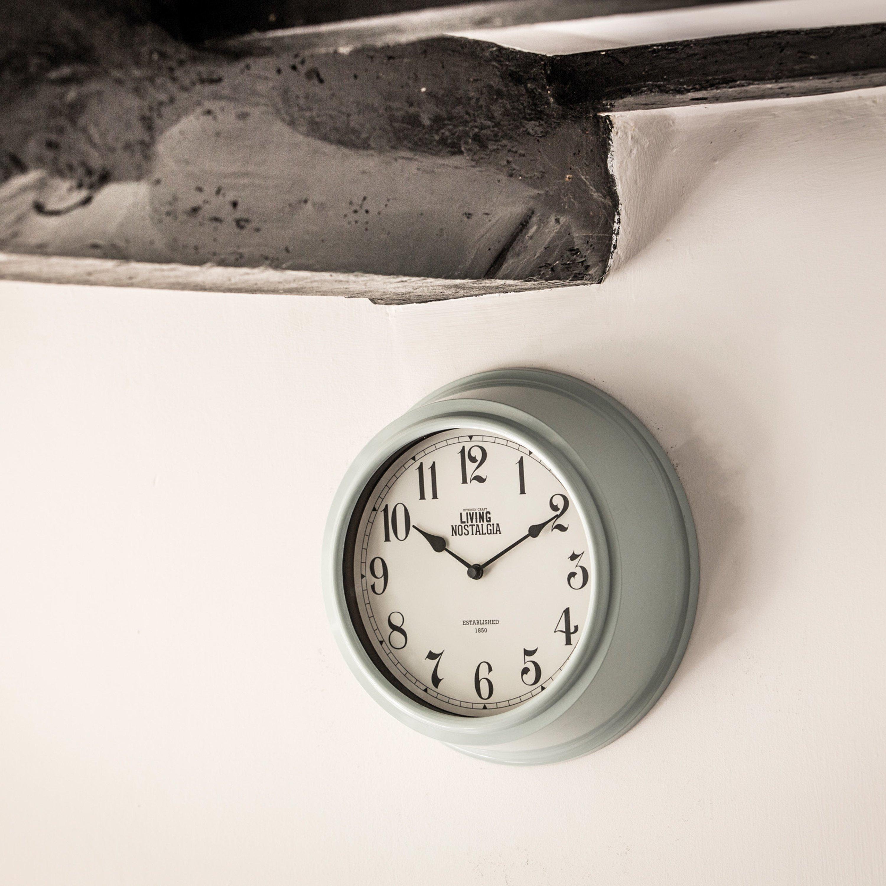 Blue - KitchenCraft - KitchenCraft Living Nostalgia 25cm Clock Vintage - 3