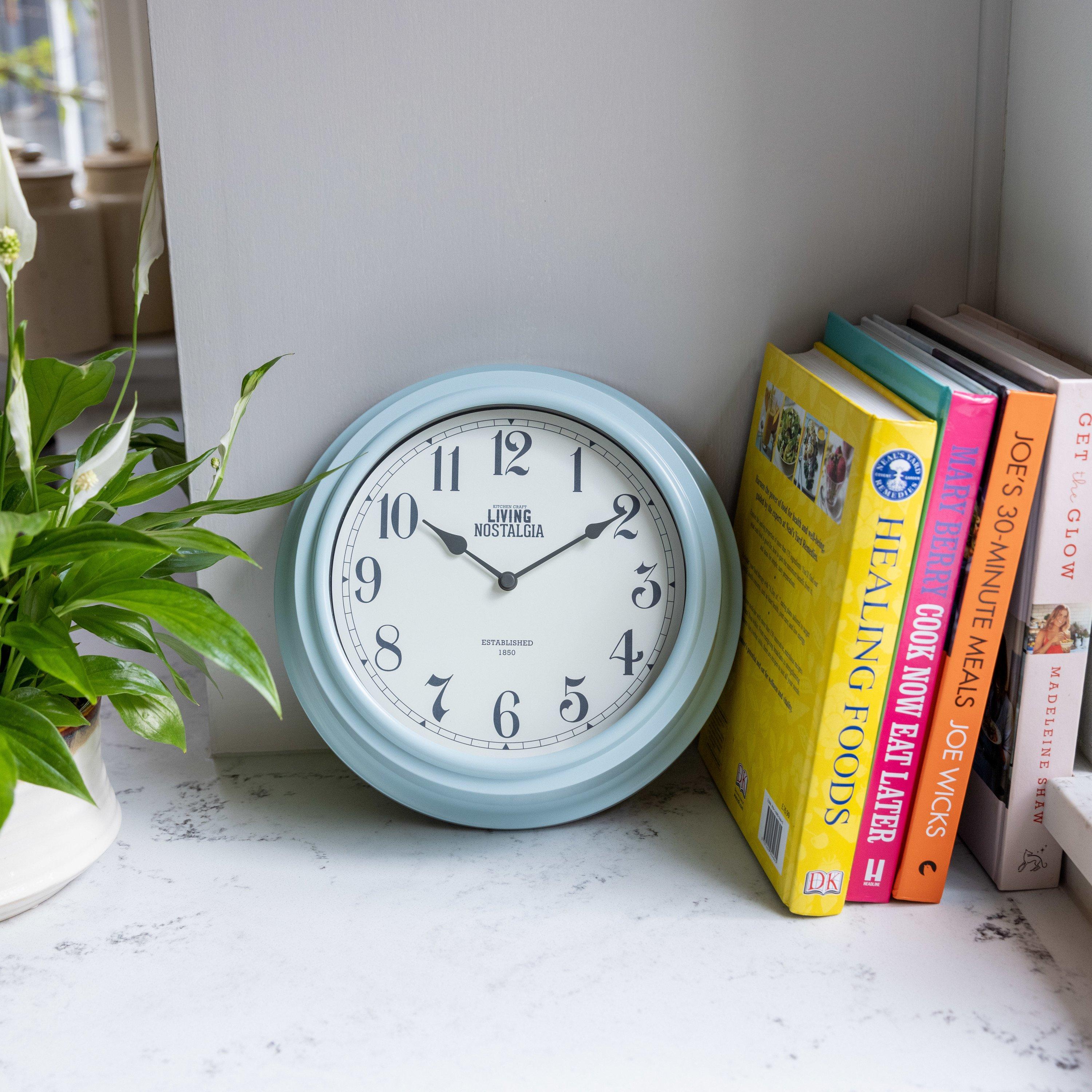 Blue - KitchenCraft - KitchenCraft Living Nostalgia 25cm Clock Vintage - 5