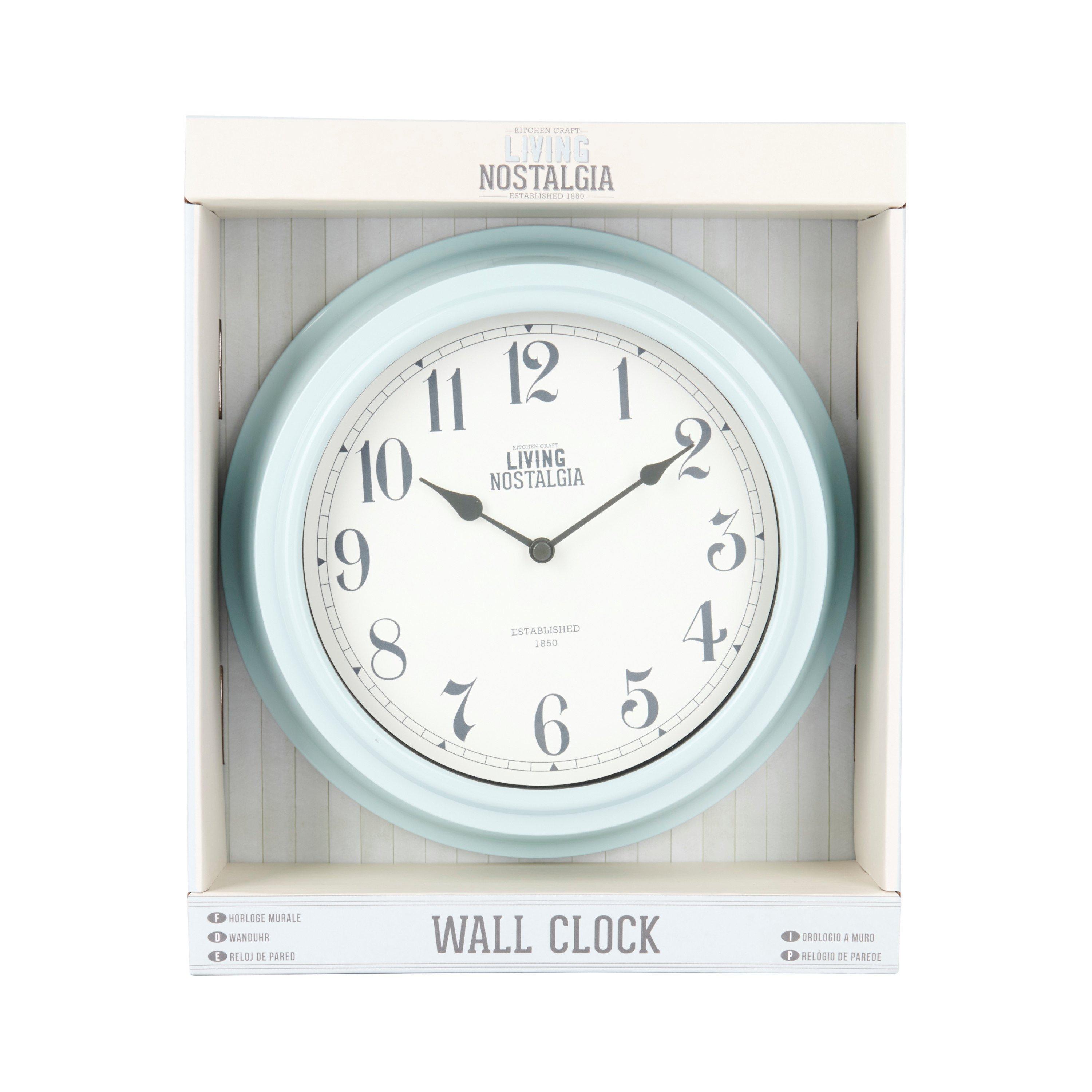 Blue - KitchenCraft - KitchenCraft Living Nostalgia 25cm Clock Vintage - 6