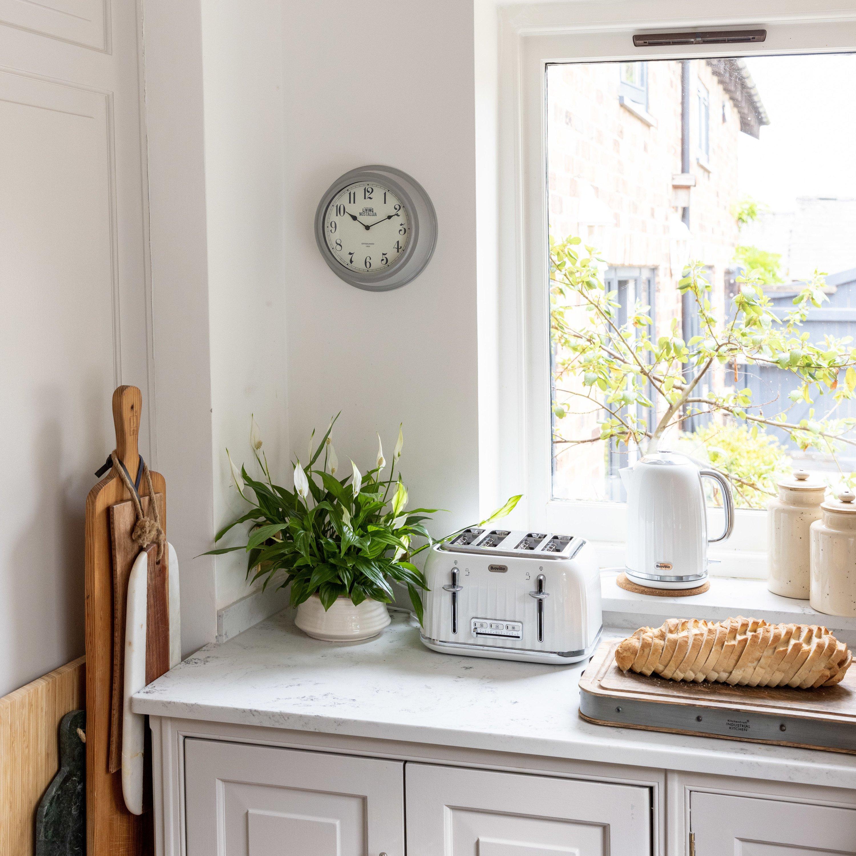 Grey - KitchenCraft - KitchenCraft Living Nostalgia 25cm Clock French G - 4