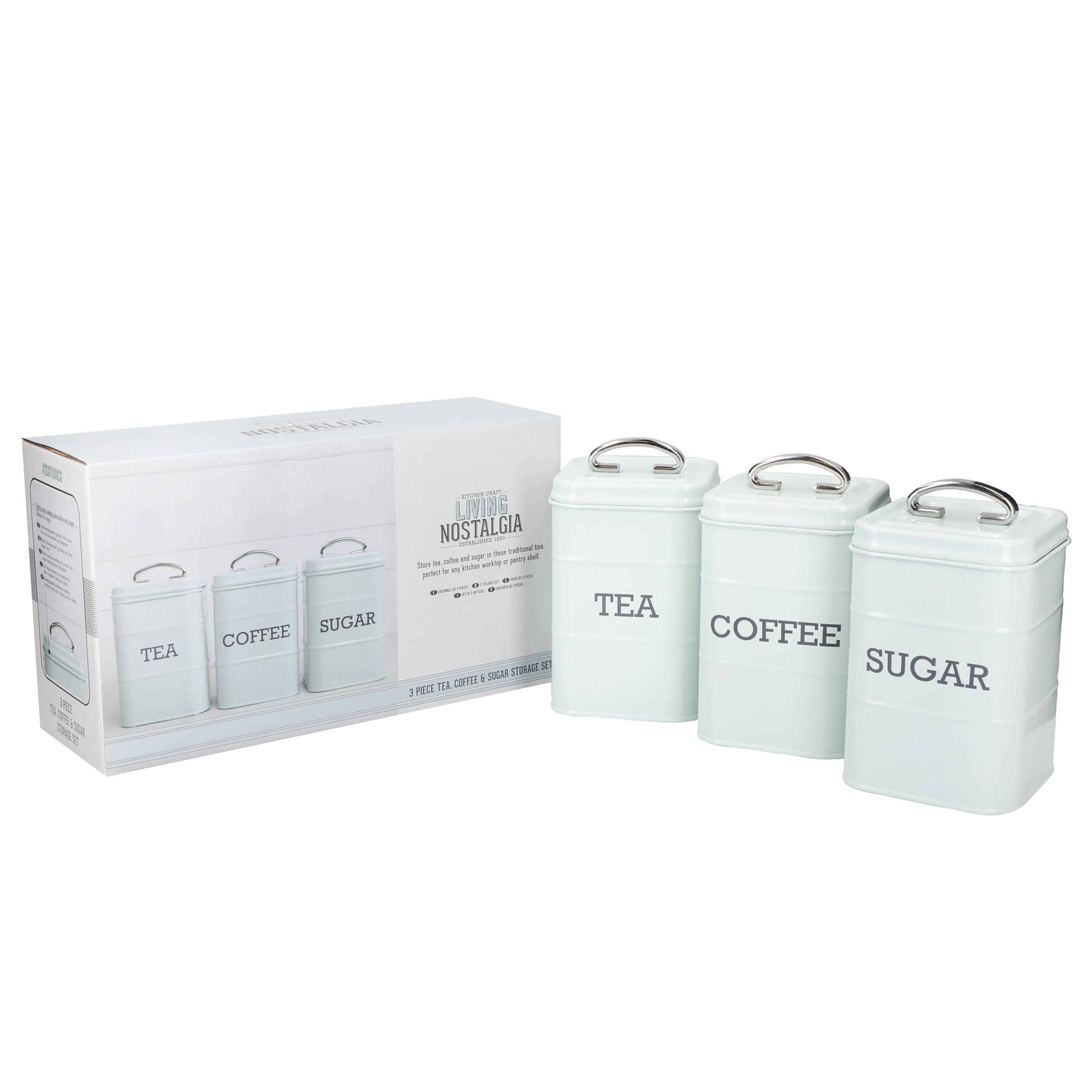 Blue - KitchenCraft - KitchenCraft Living Nostalgia Three Piece Storage - 3