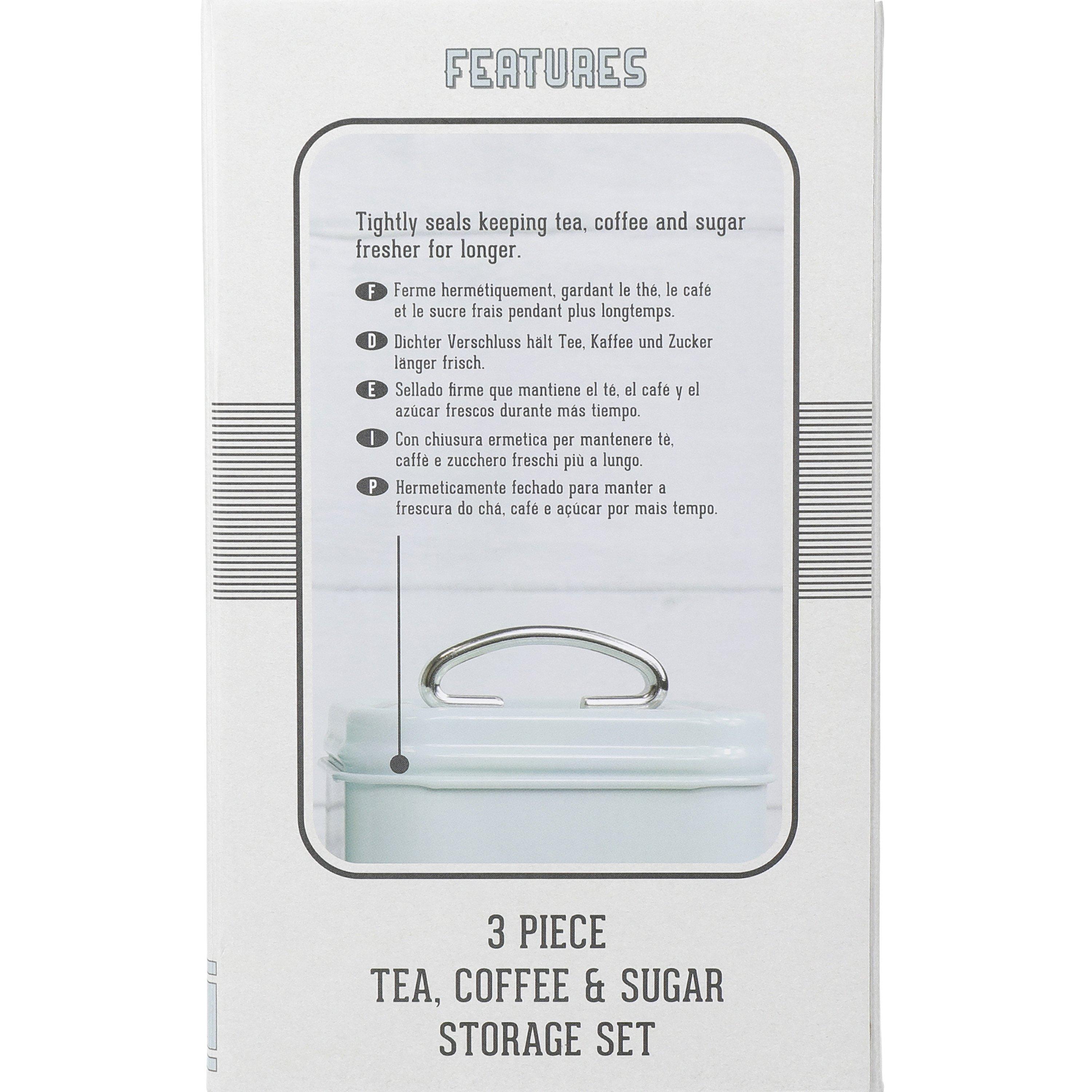 Blue - KitchenCraft - KitchenCraft Living Nostalgia Three Piece Storage - 4