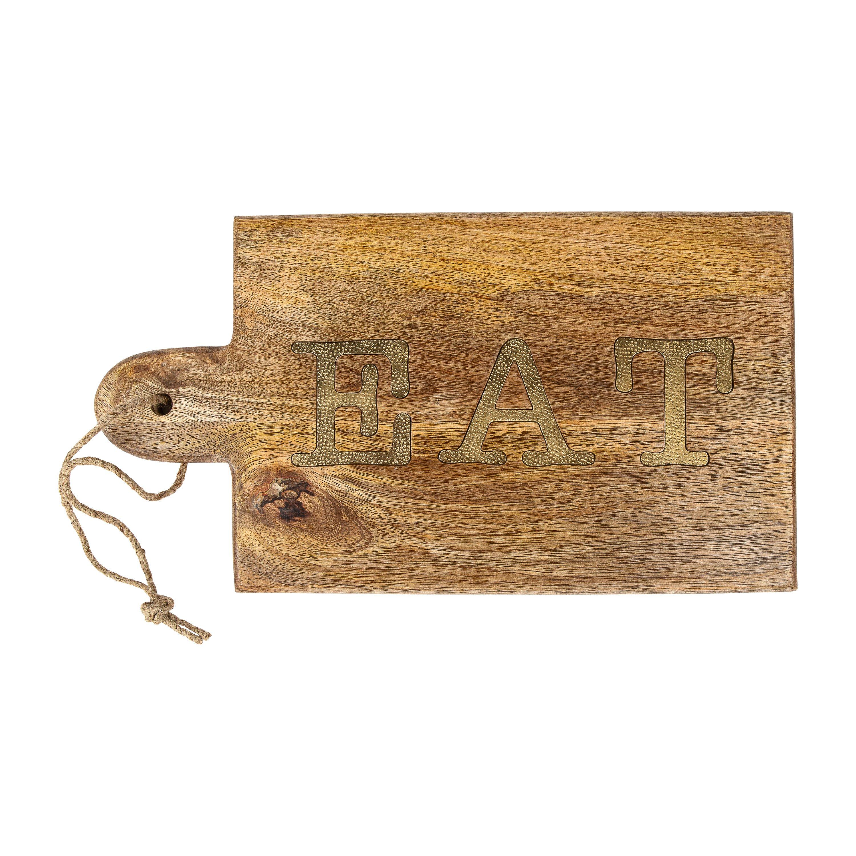 Artesa  Artes¿ Mango Wood Paddle Board, 38X20cm, Gift Tagg - Brown
